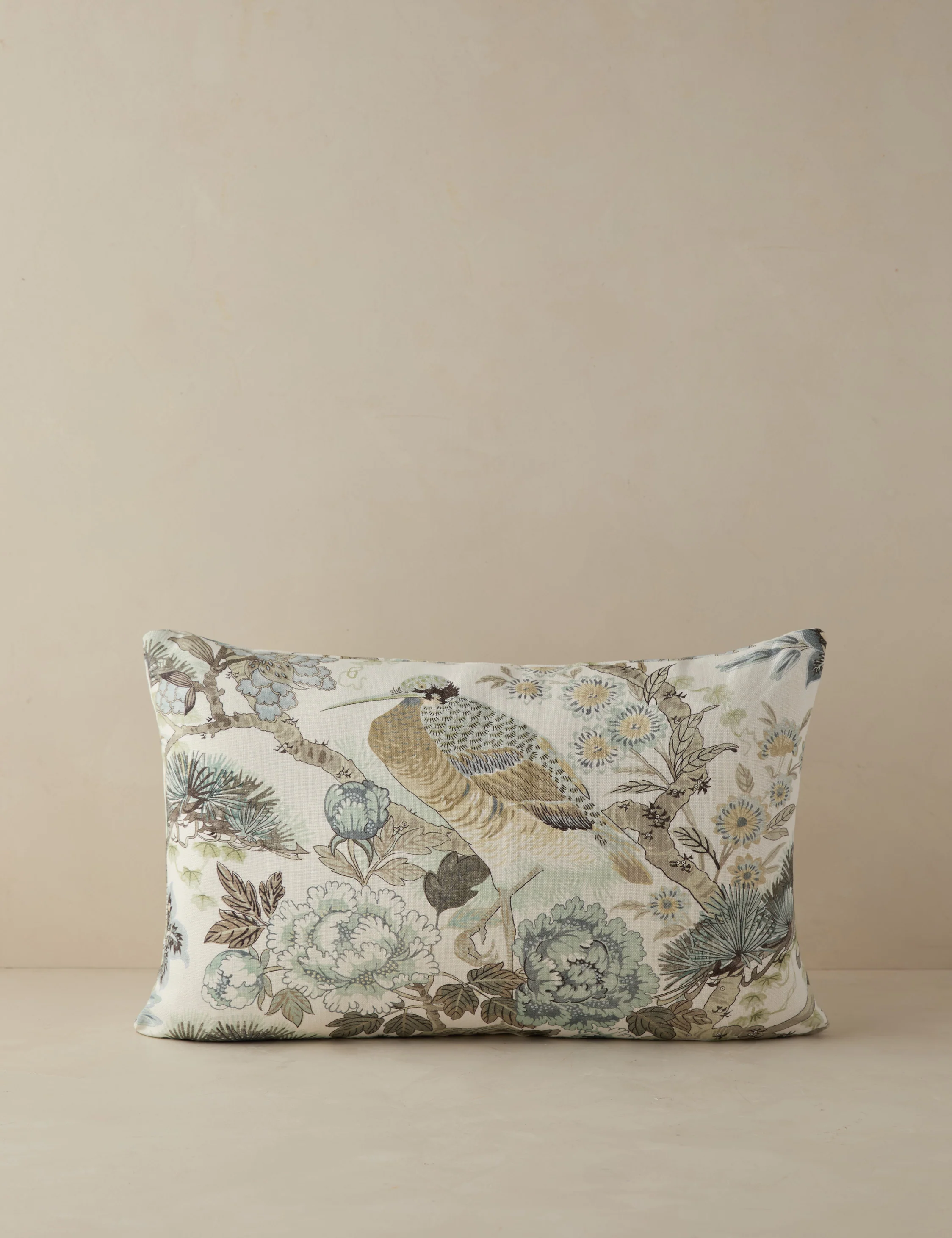 Shenyang Print Linen Pillow by Scalamandre - Image 8