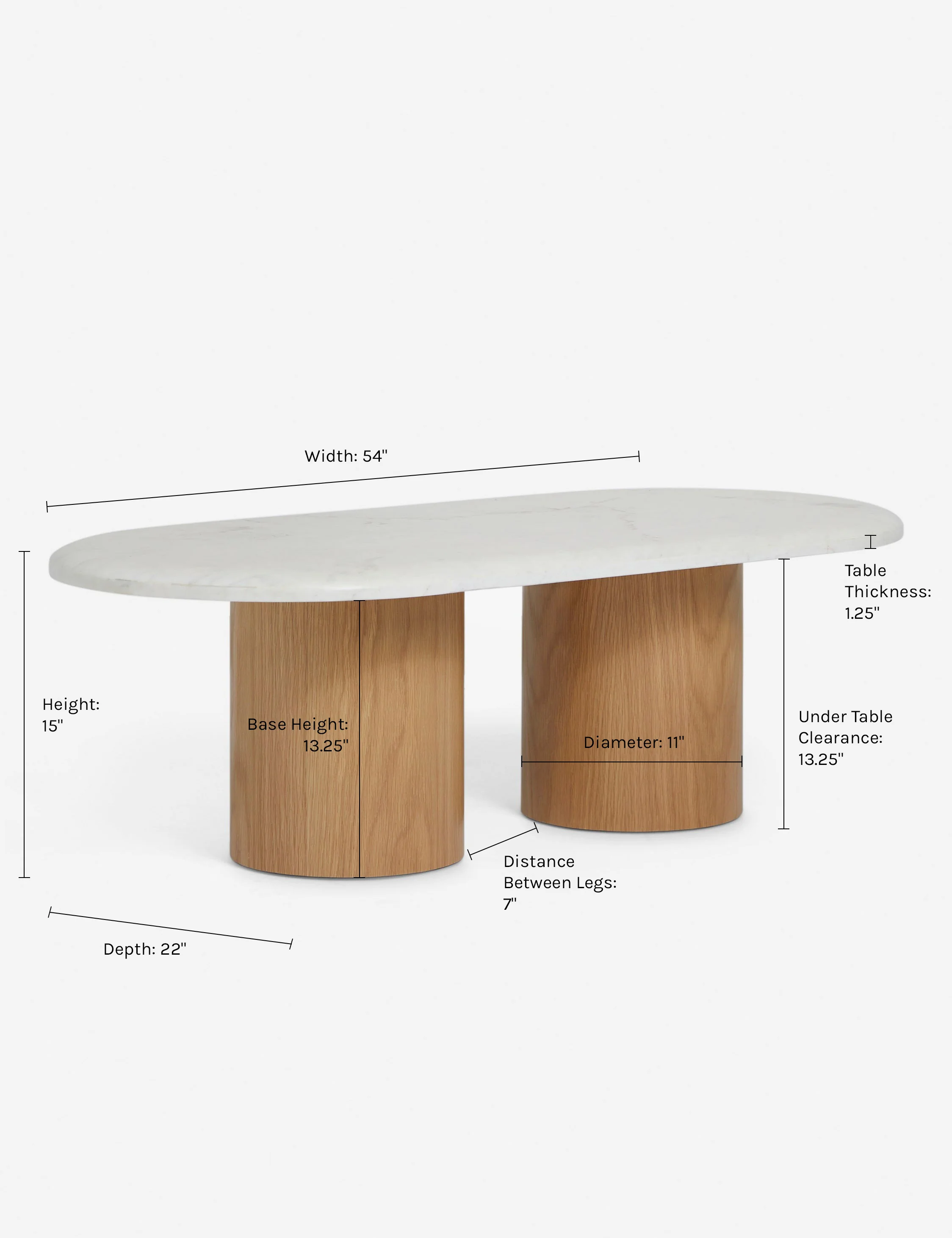 Shields Oval Coffee Table - Image 9
