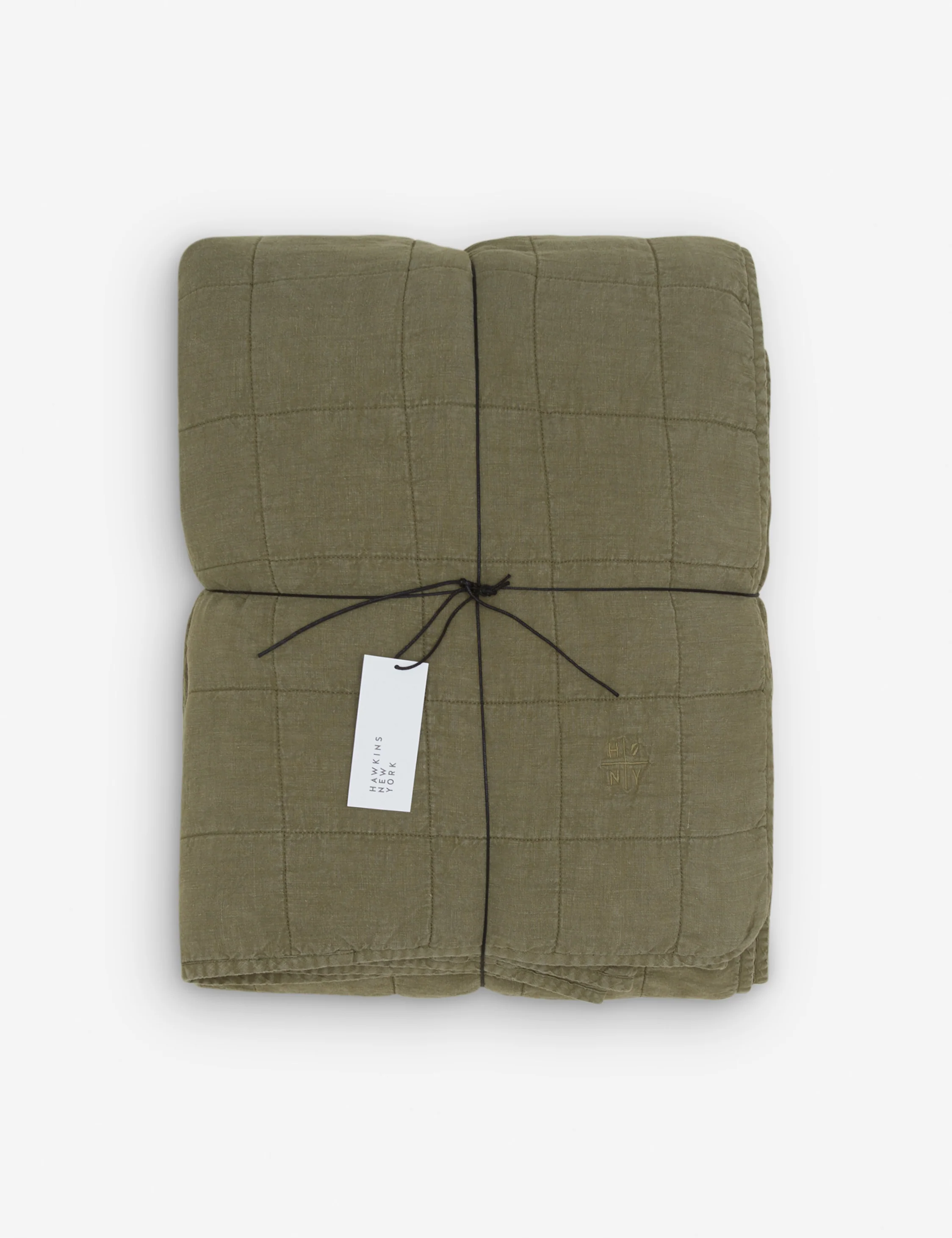 Simple Linen Quilt by Hawkins New York - Image 7