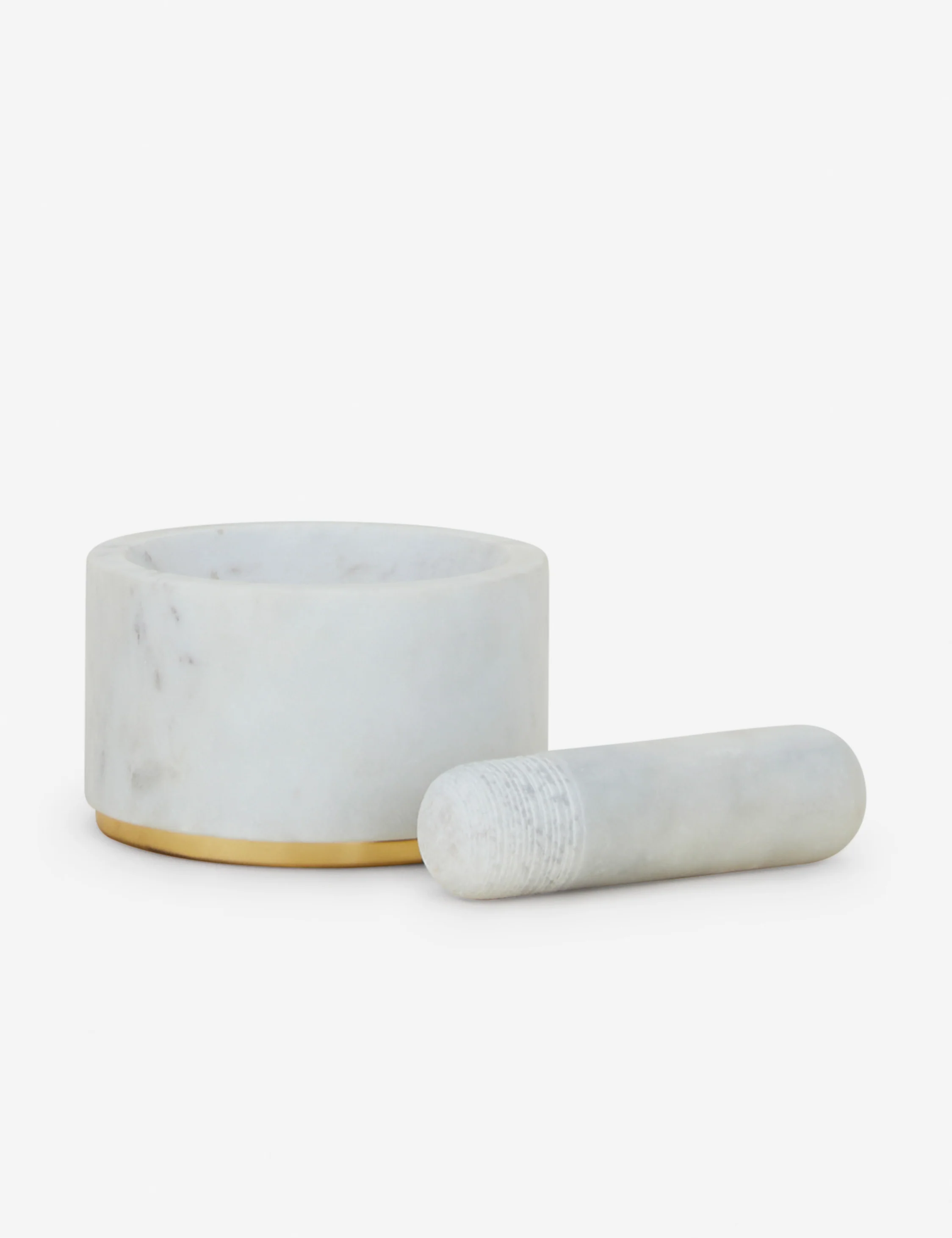 Simple Marble Mortar + Pestle by Hawkins New York - Image 2