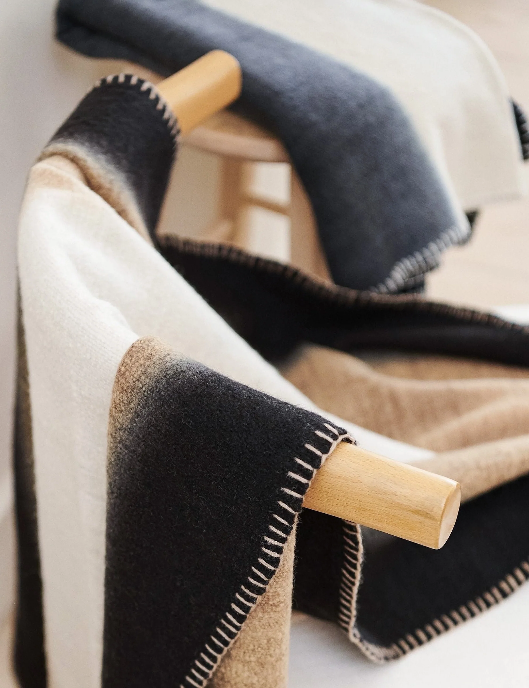 Siroco Wool Throw by Studio Variously - Image 3