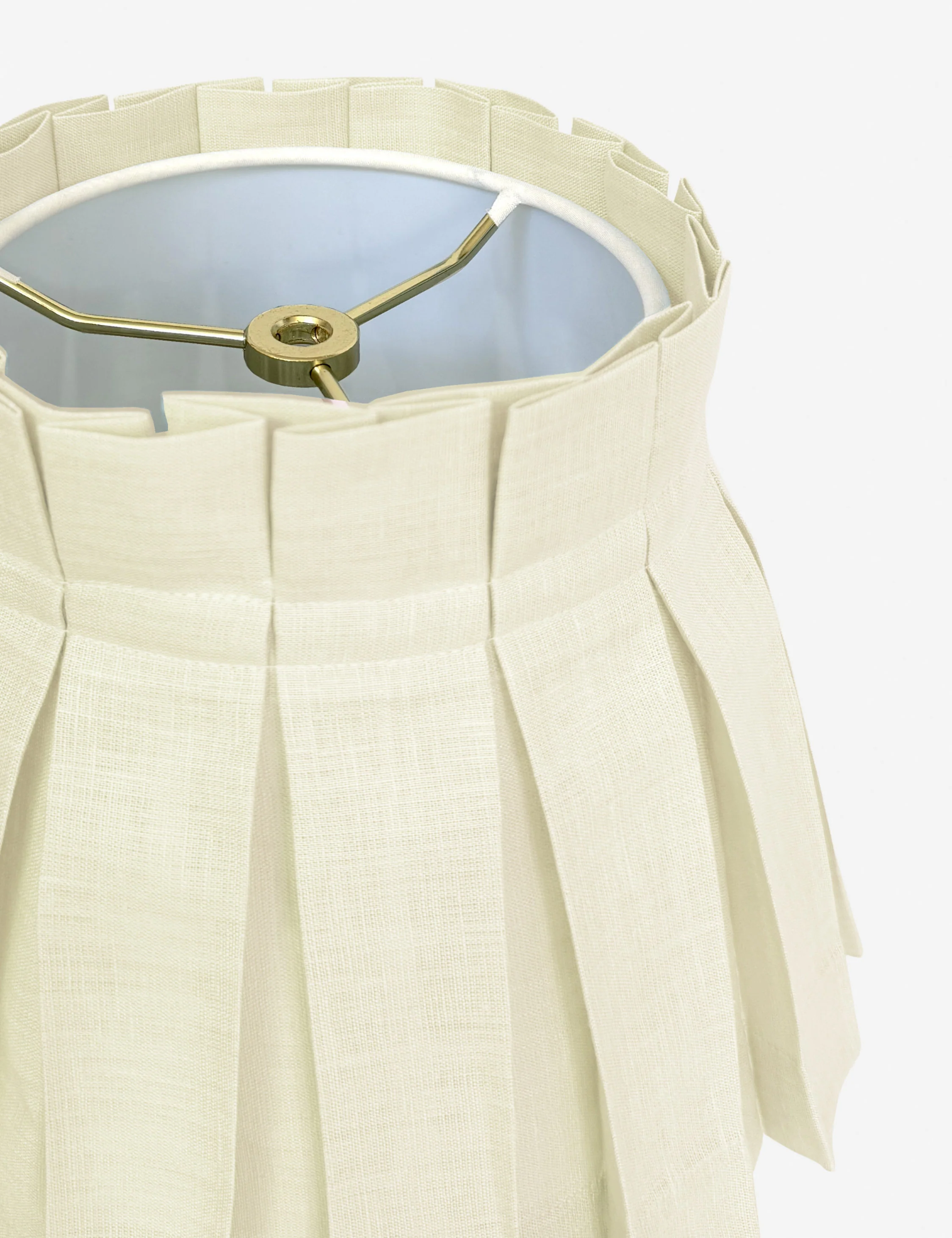 Solid Classic Box Pleat Lampshade by Cielle Home - Image 8