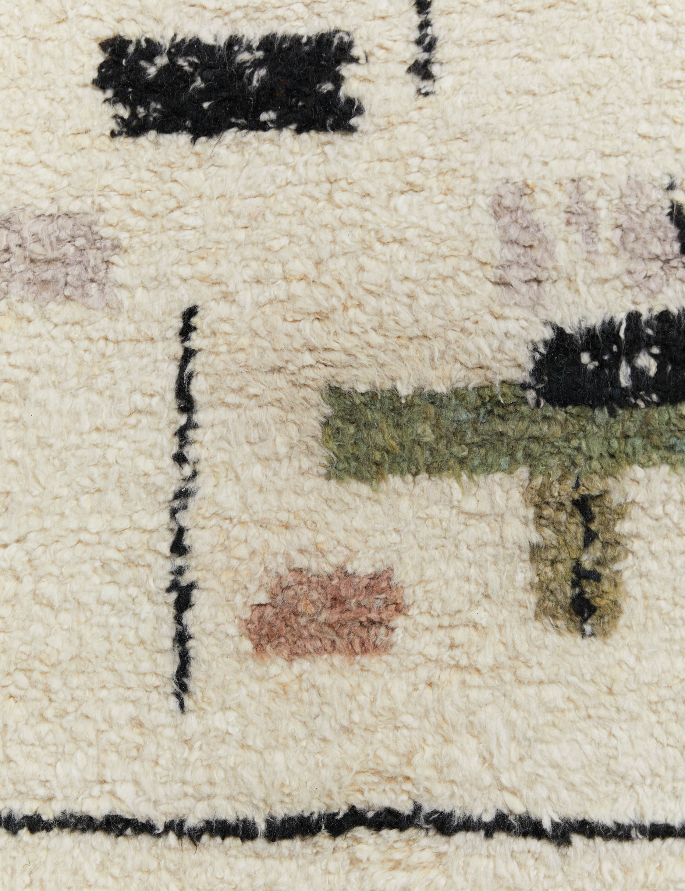 Staccato Hand-Knotted Wool Rug Swatch - Image 3