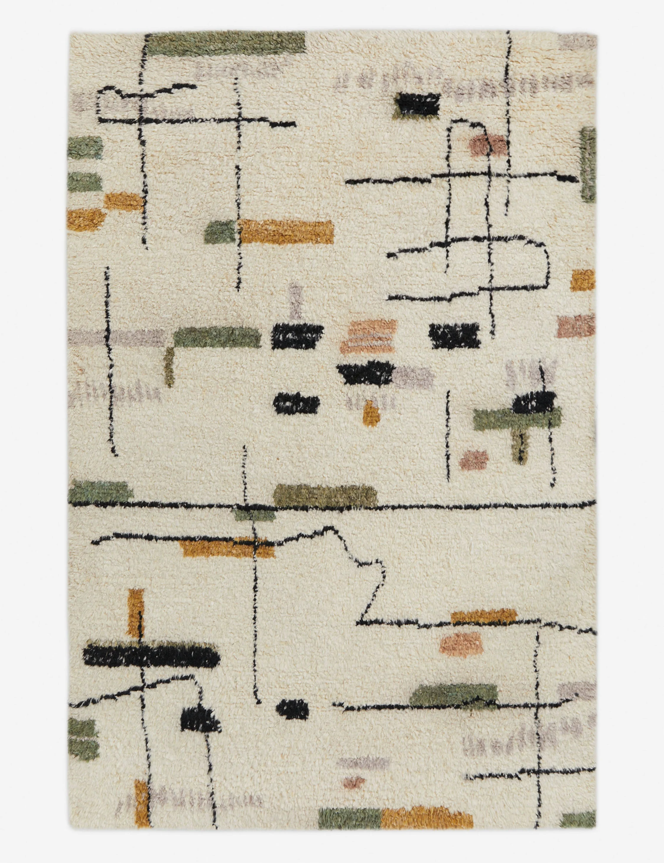 Staccato Hand-Knotted Wool Rug Swatch - Image 8