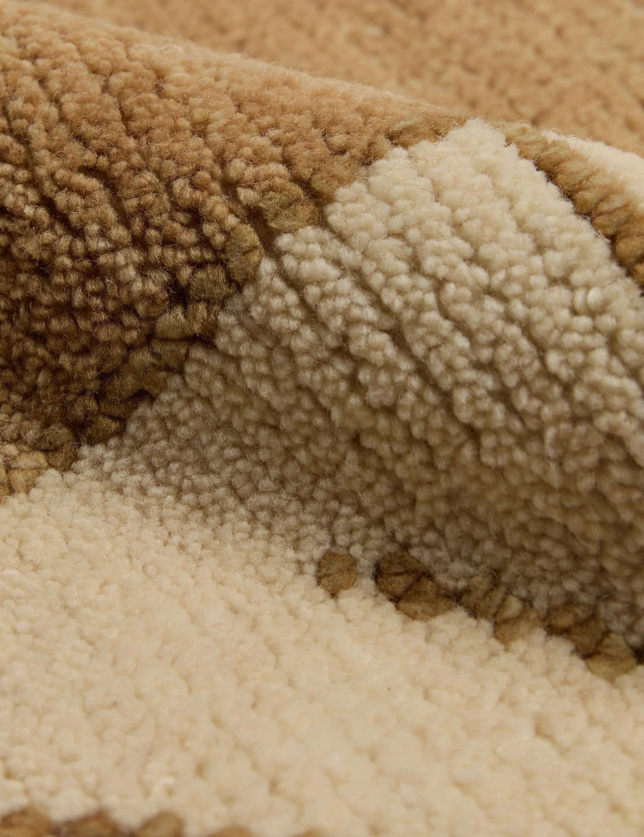Stansby Hand-Knotted Wool Rug Swatch by Jake Arnold, Natural - Image 3