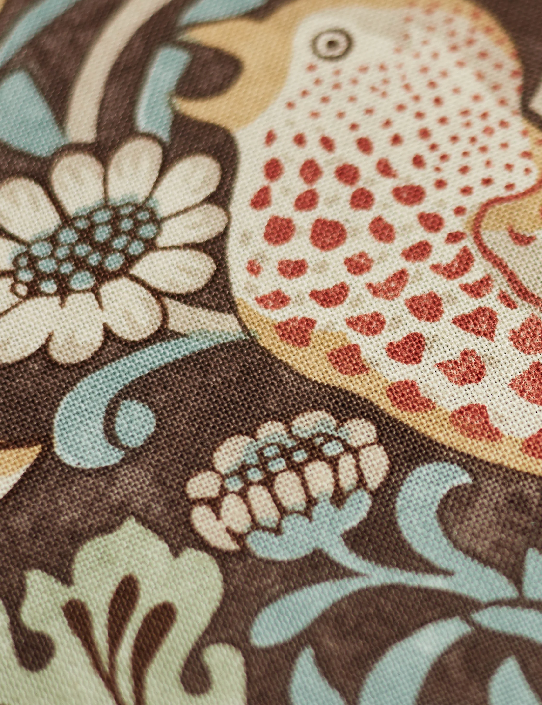 Strawberry Thief Cotton Fabric by Morris & Co. - Image 5