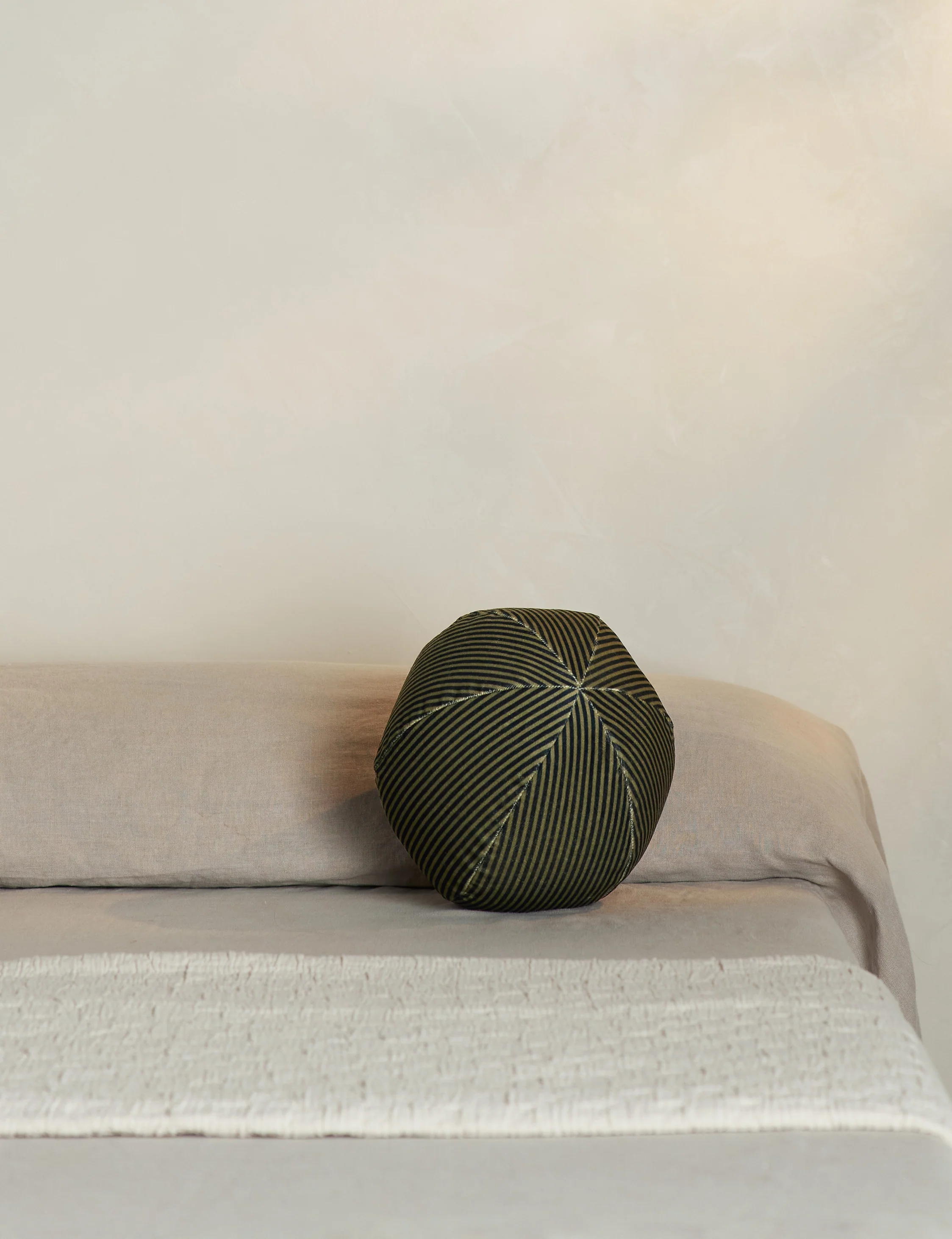 Striped Velvet Ball Pillow by Sarah Sherman Samuel - Image 19