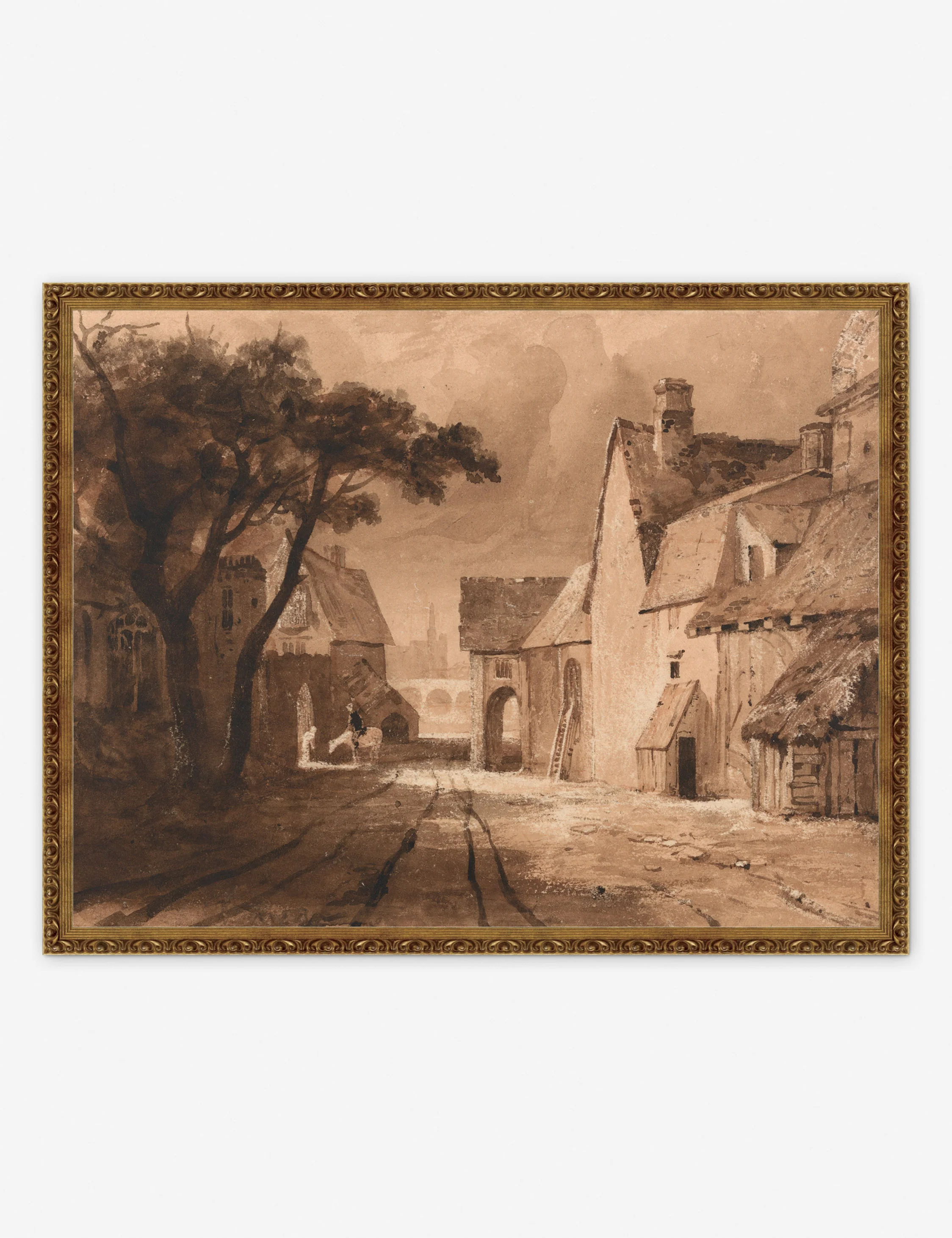 Study of Old Buildings Print by Samuel Palmer - Image 2