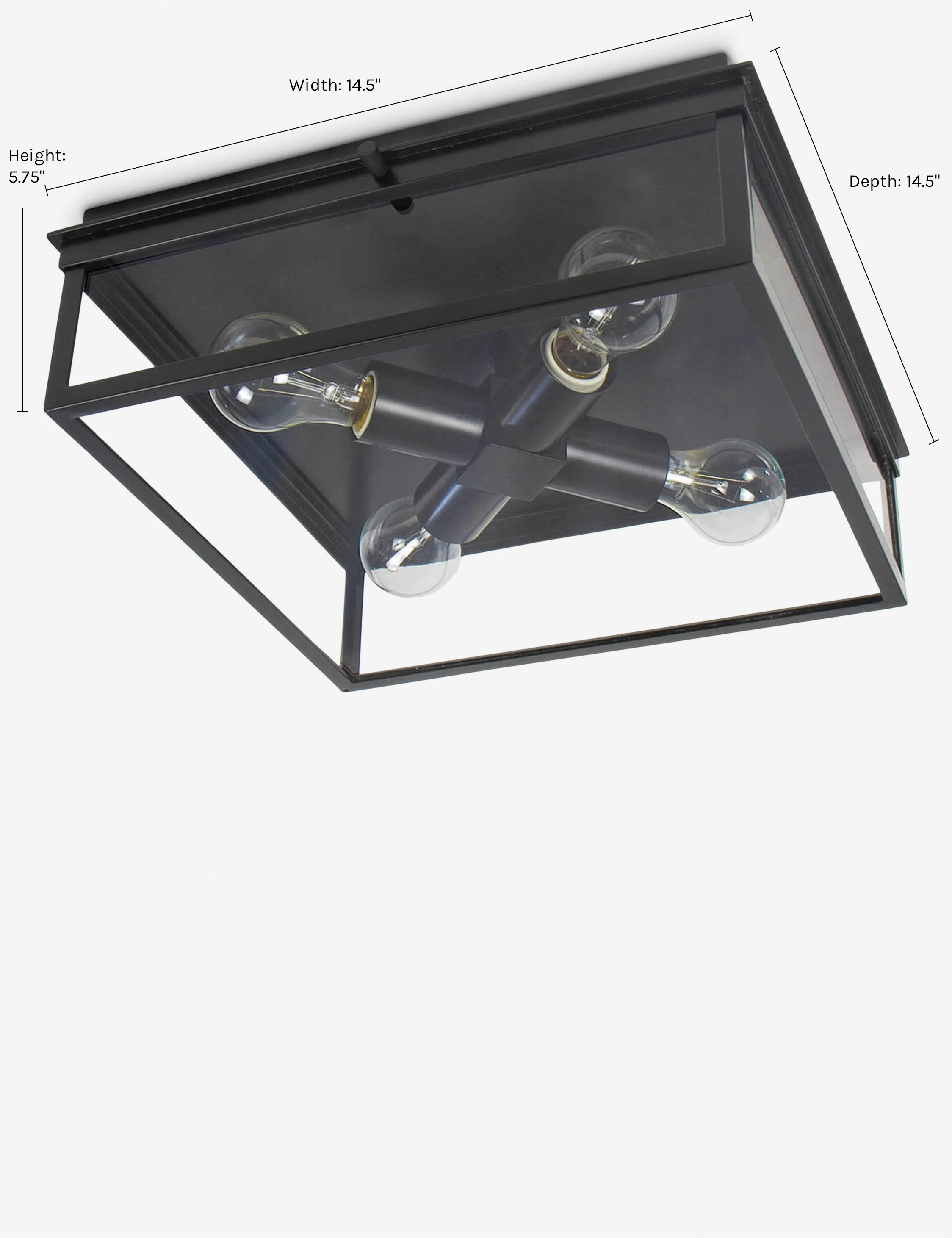 Sydney Outdoor Flush Mount Light by Regina Andrew - Image 3