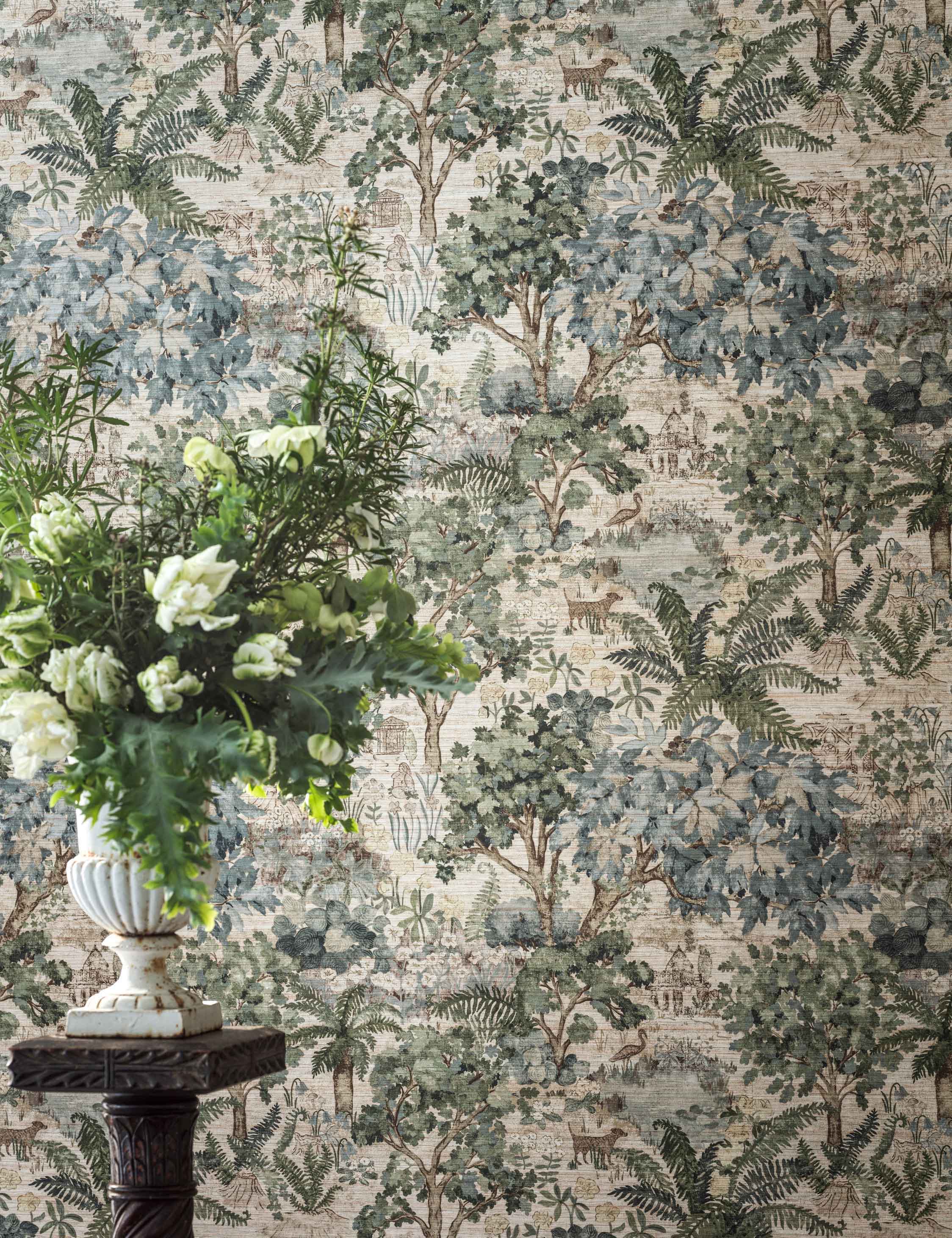 The Stumpery Wallpaper by Sanderson - Image 3