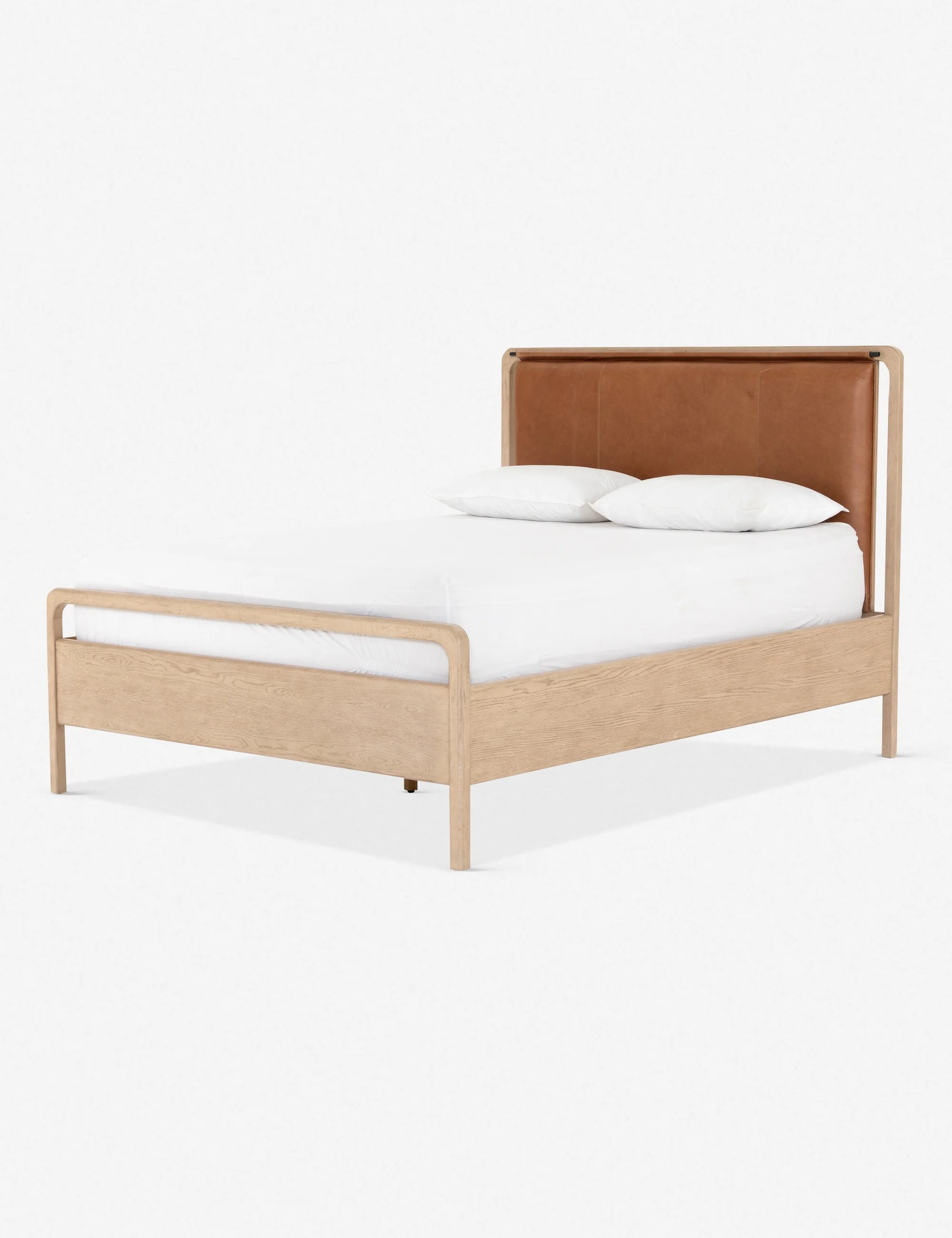 Tierney Leather Bed - Image 5