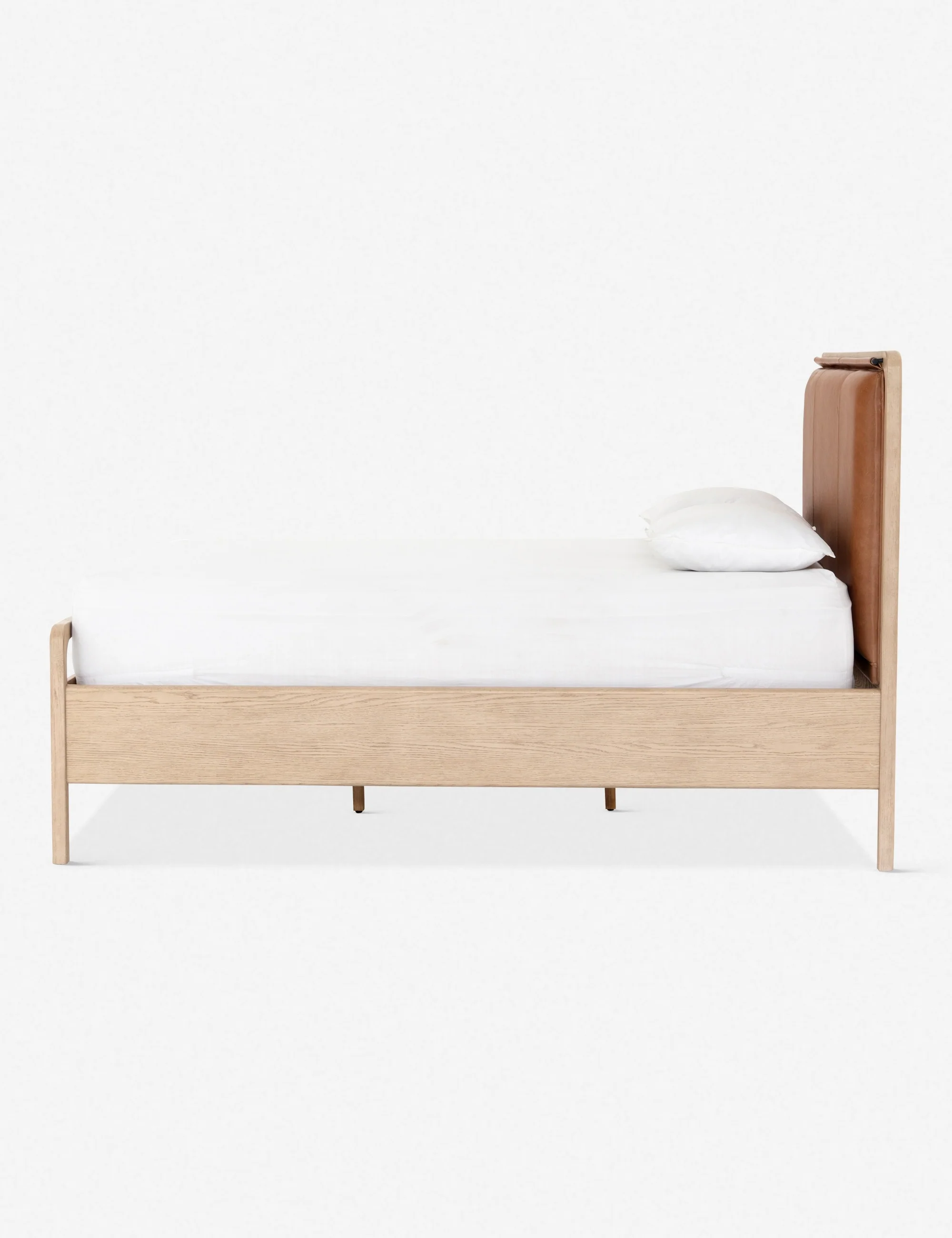 Tierney Leather Bed - Image 6