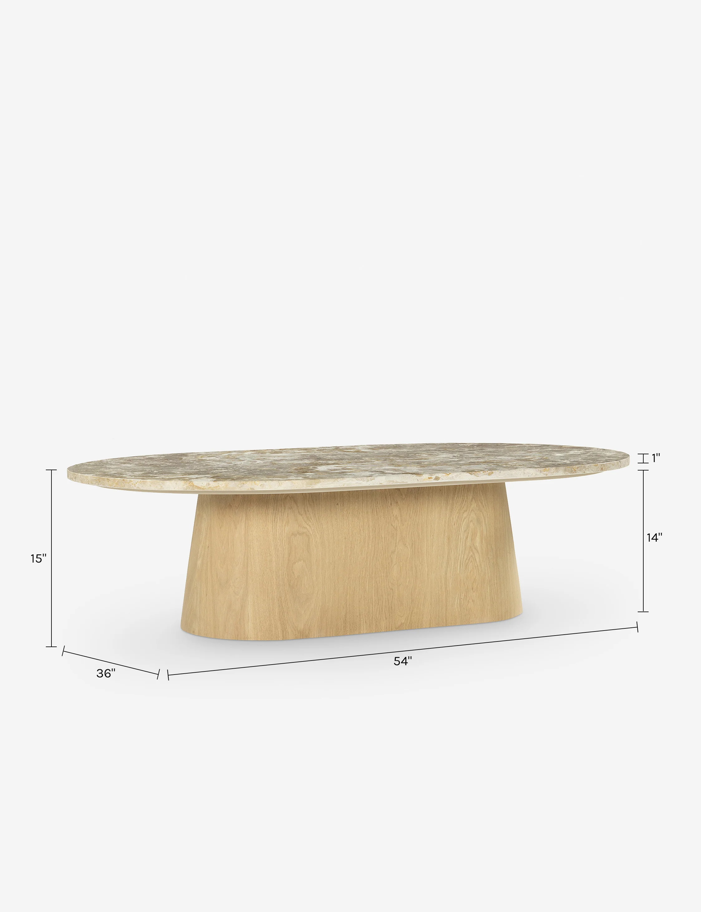 Tiffany Oval Coffee Table - Image 8