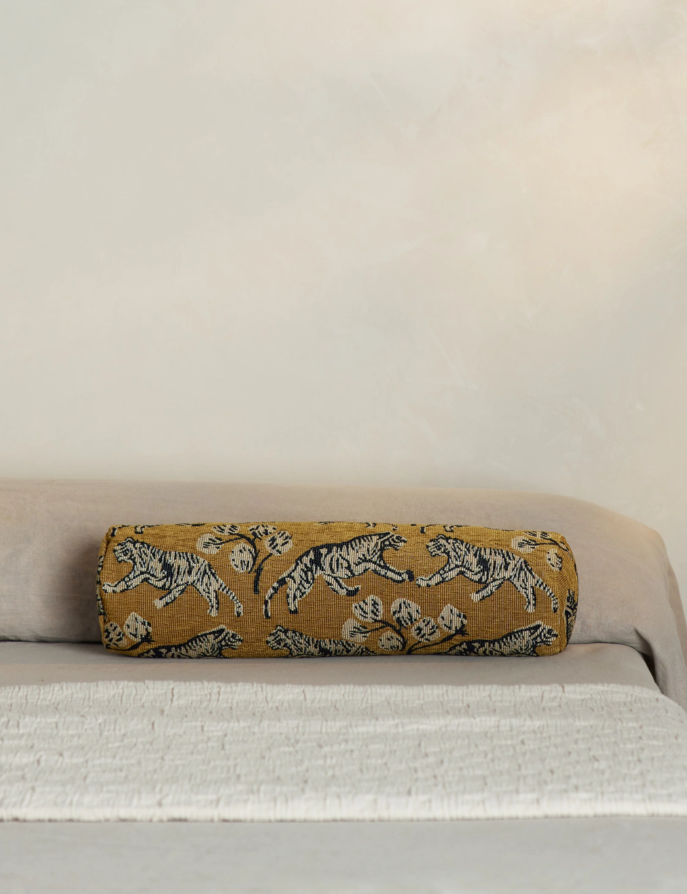 Tiger Jacquard Bolster Pillow by Sarah Sherman Samuel - Image 5
