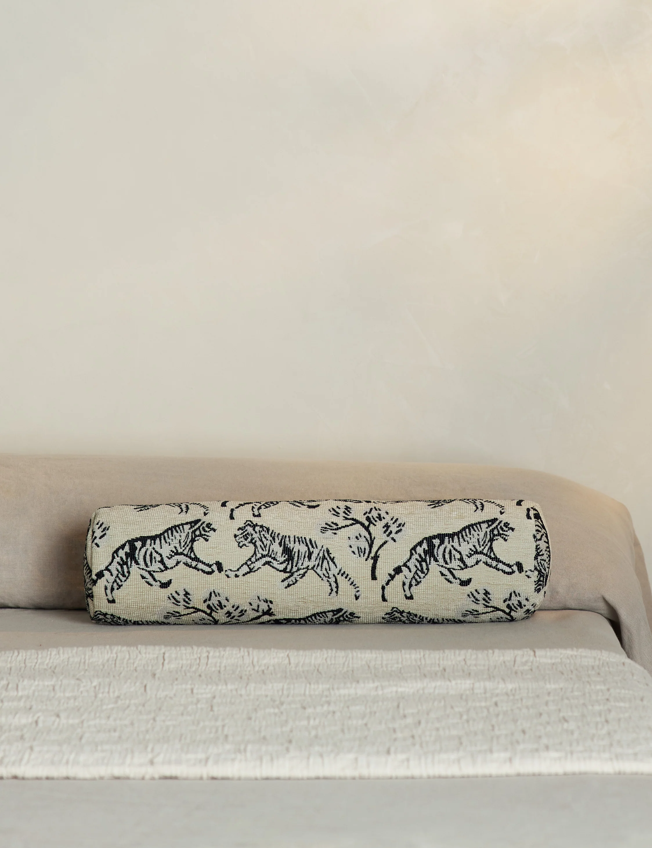 Tiger Jacquard Bolster Pillow by Sarah Sherman Samuel - Image 9