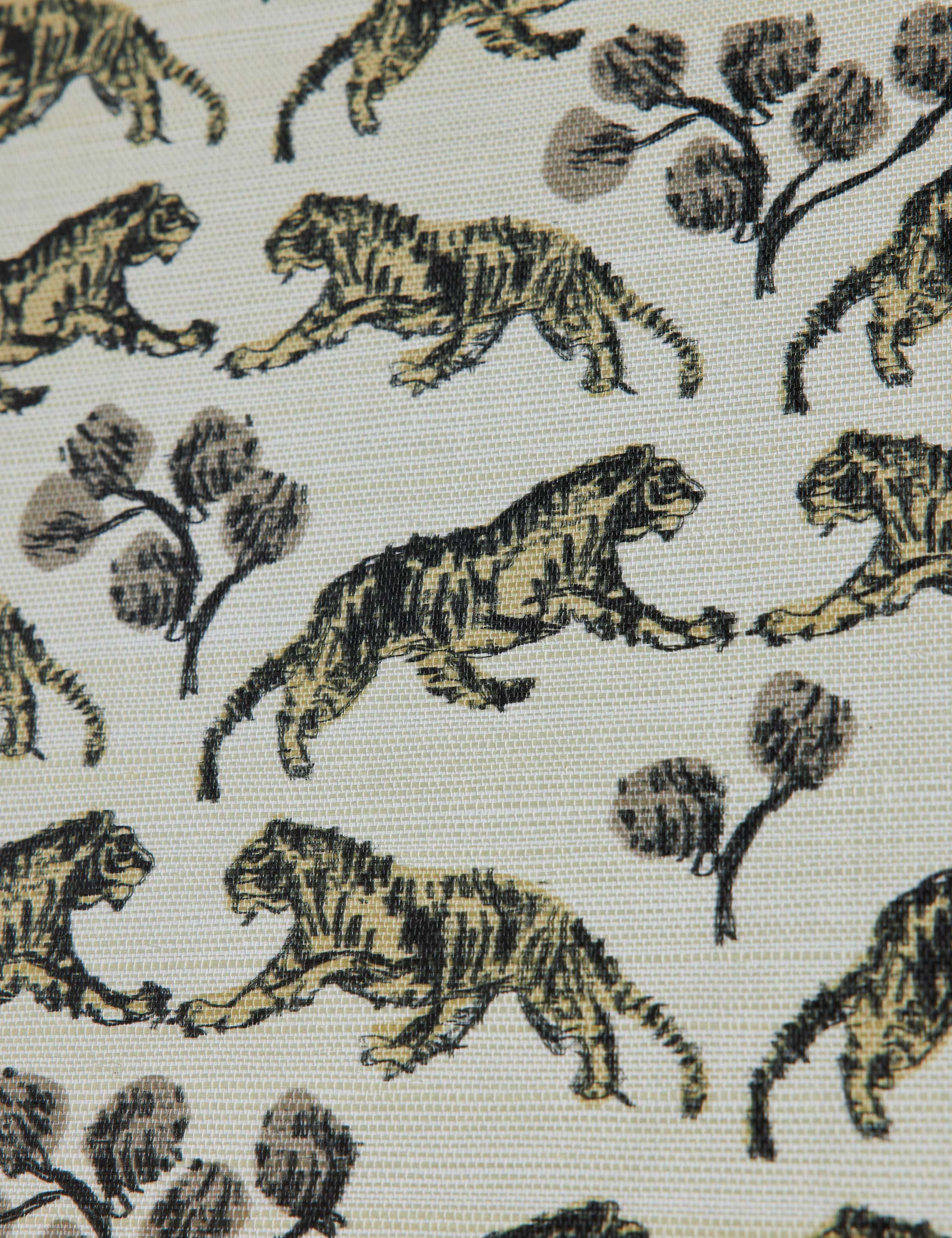 Tiger Grasscloth Wallpaper by Sarah Sherman Samuel - Image 7