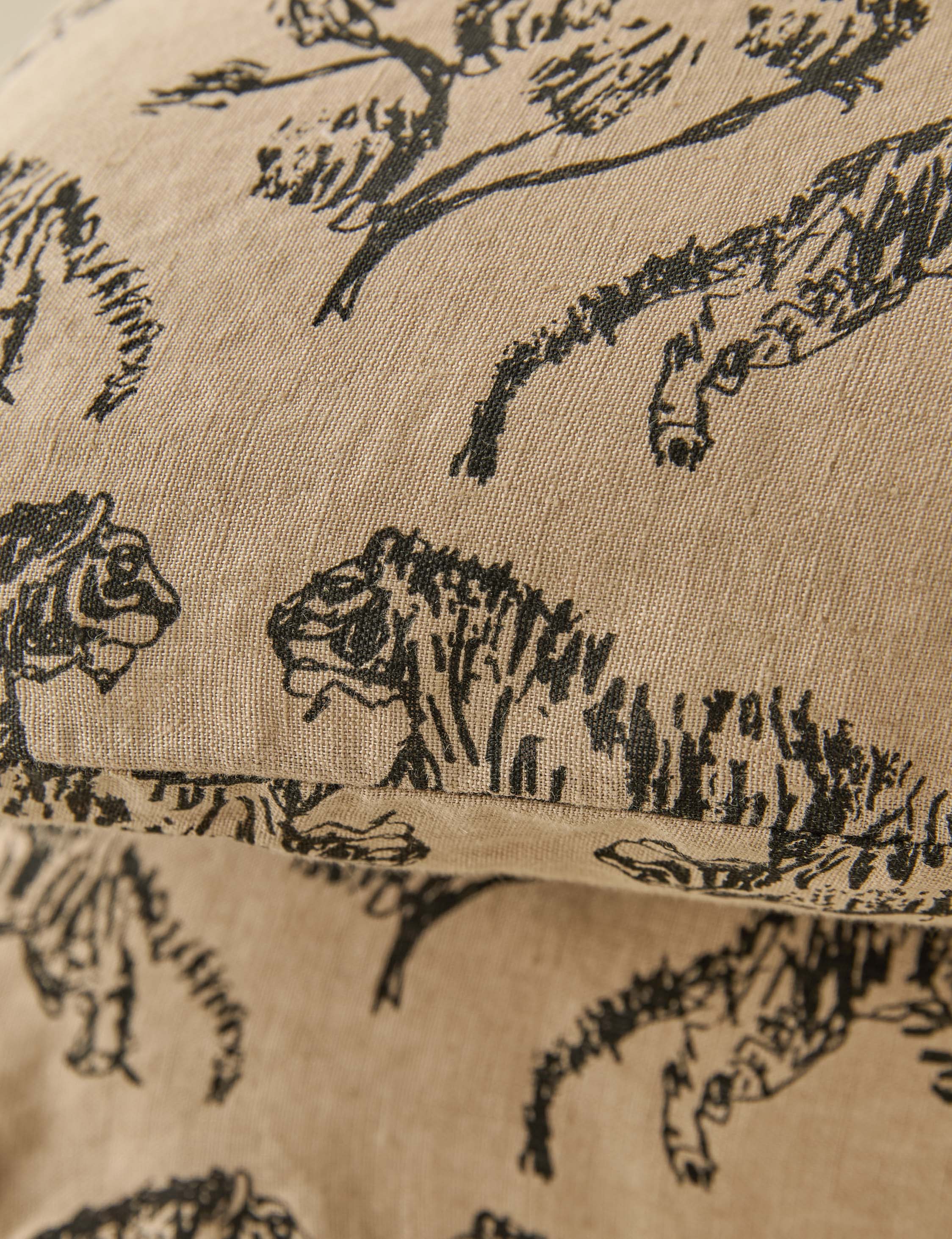 Tiger Hemp Pillowcase (Set of 2) by Sarah Sherman Samuel - Image 3