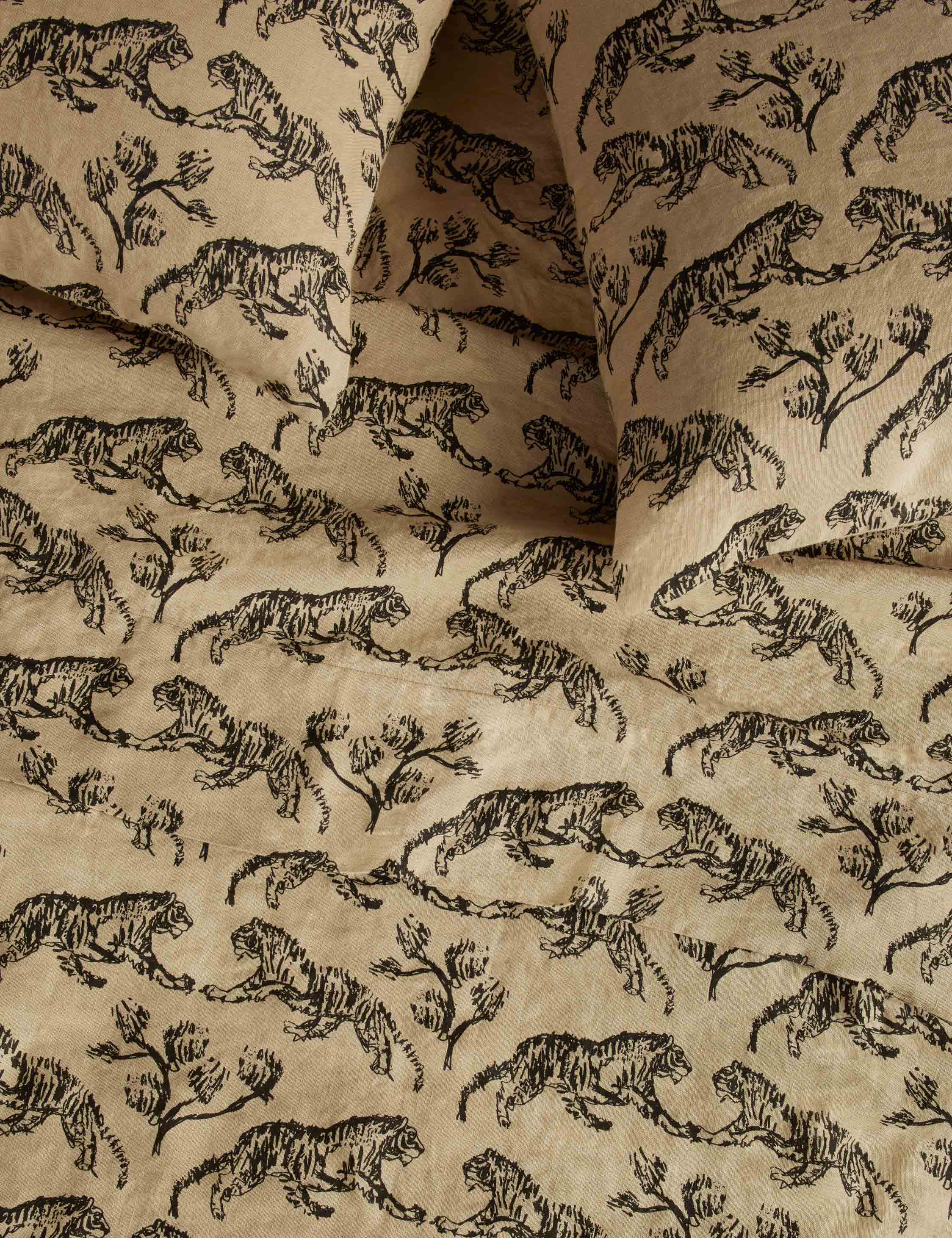 Tiger Hemp Sheet Set by Sarah Sherman Samuel - Image 2