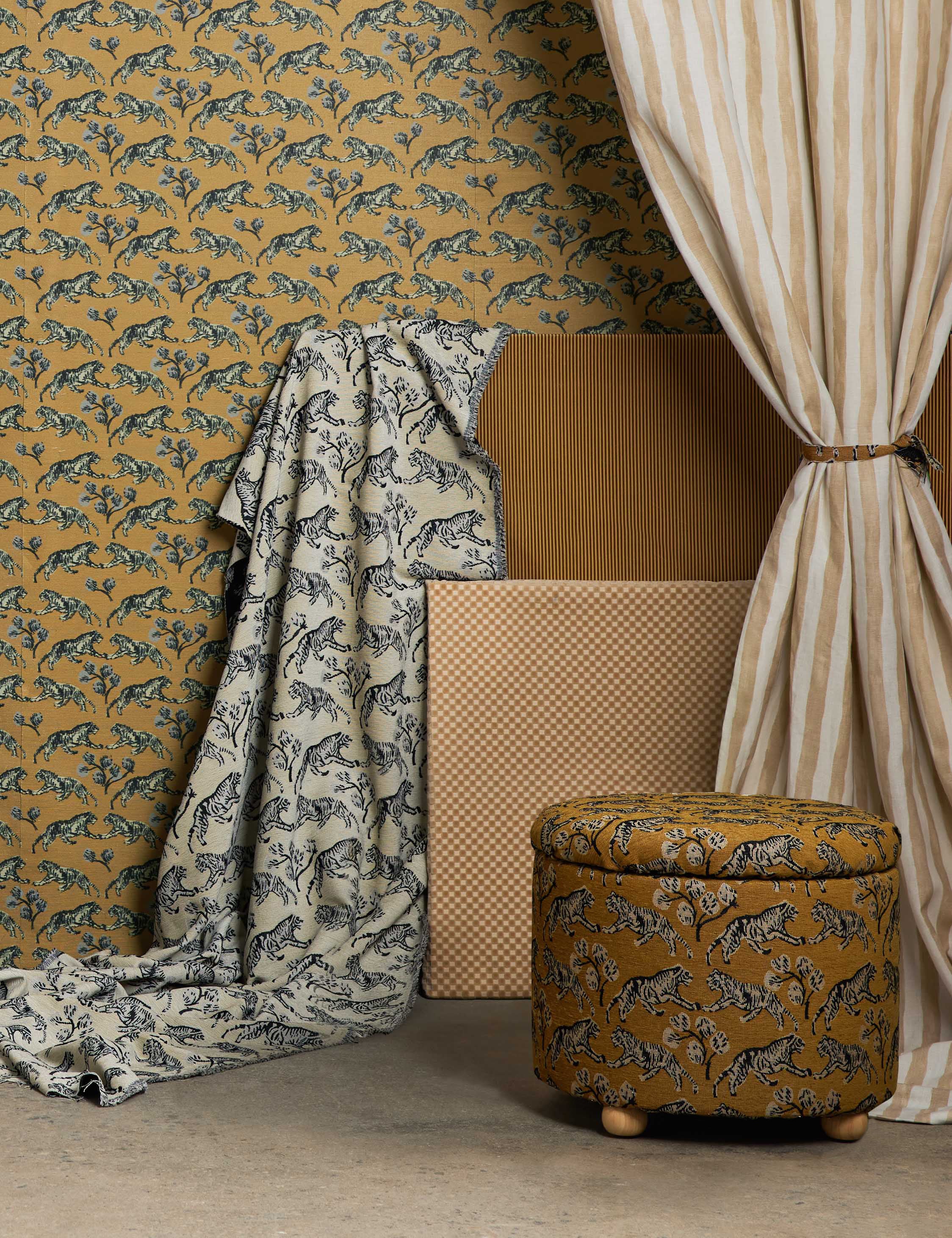 Tiger Jacquard Fabric by Sarah Sherman Samuel - Image 9