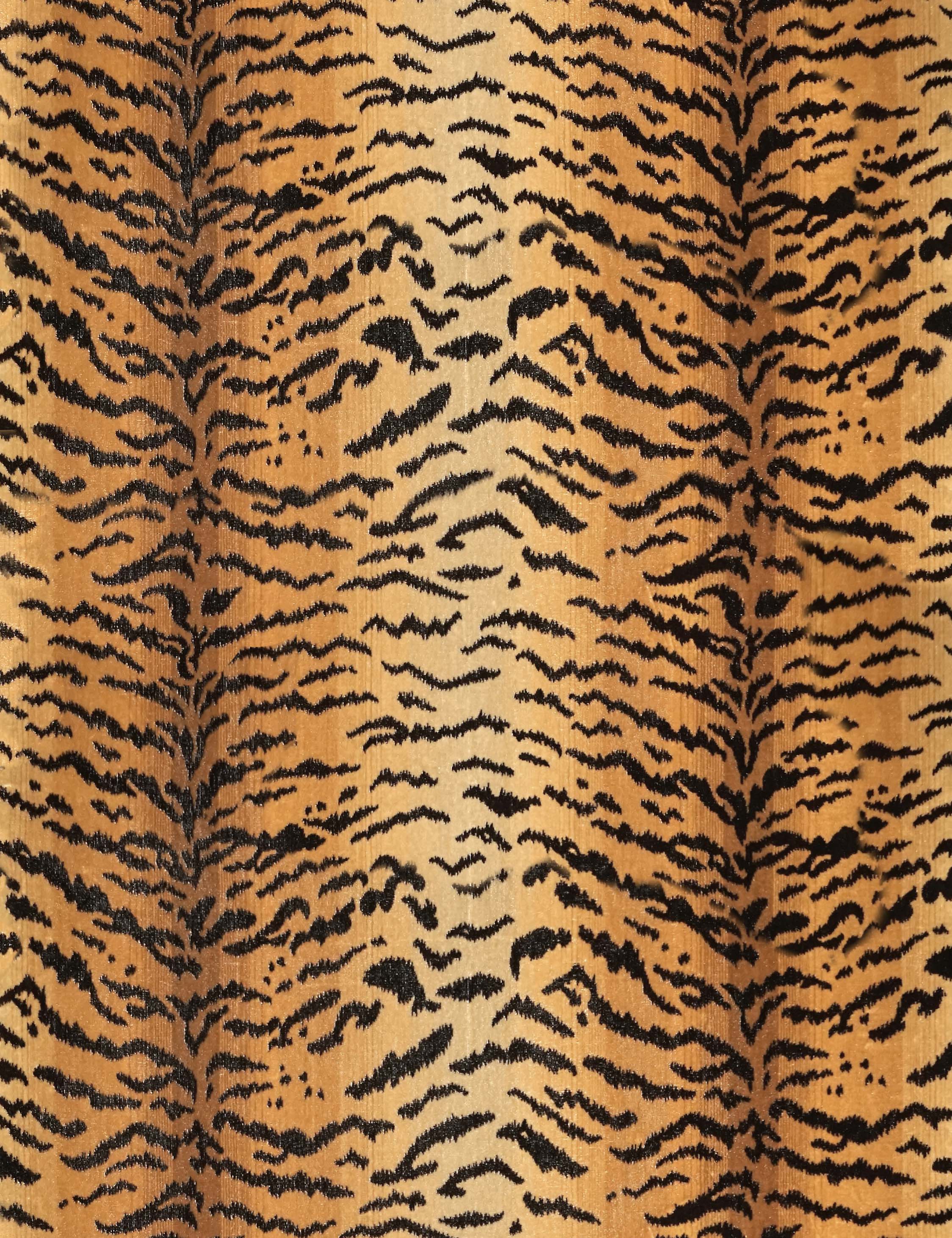 Tigre Velvet Fabric by Scalamandre