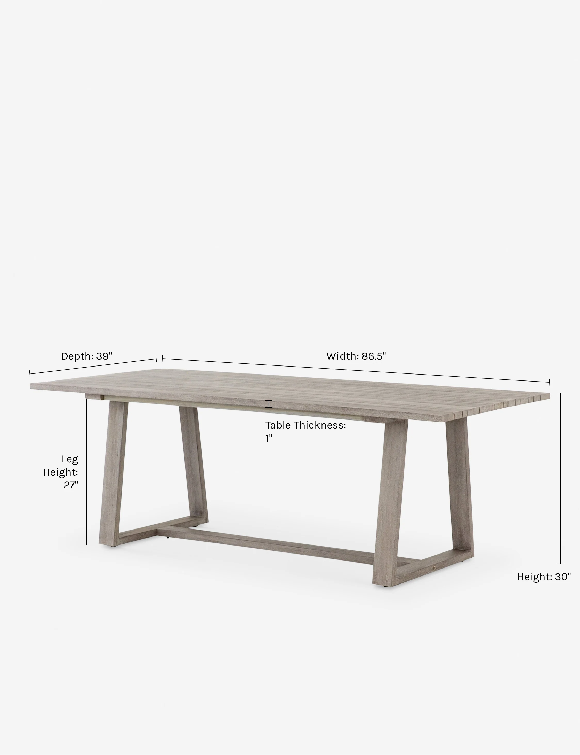 Tika Indoor / Outdoor Dining Table - Image 15