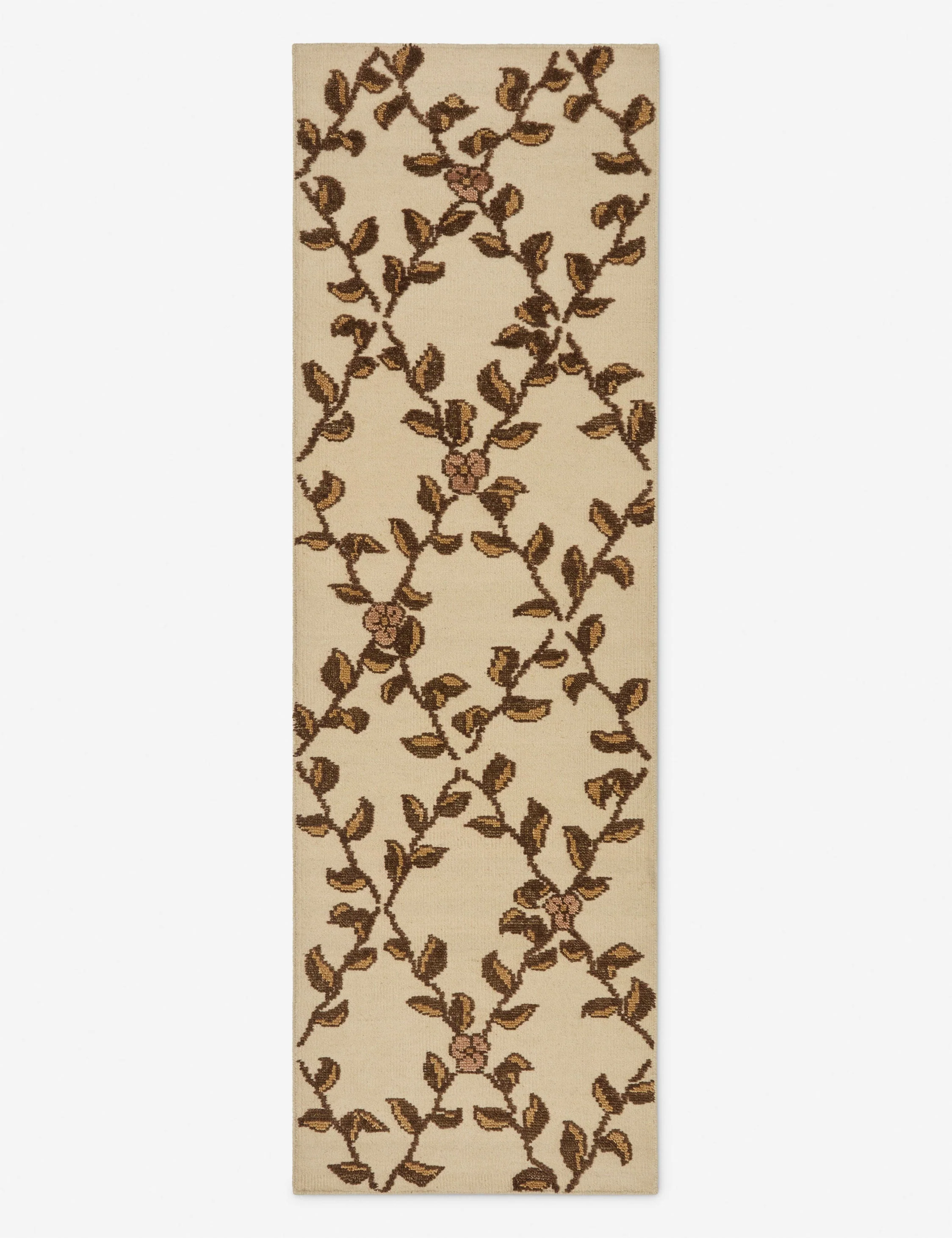 Tillar Hand-Knotted Wool Rug Swatch by Jake Arnold, Rose - Image 8