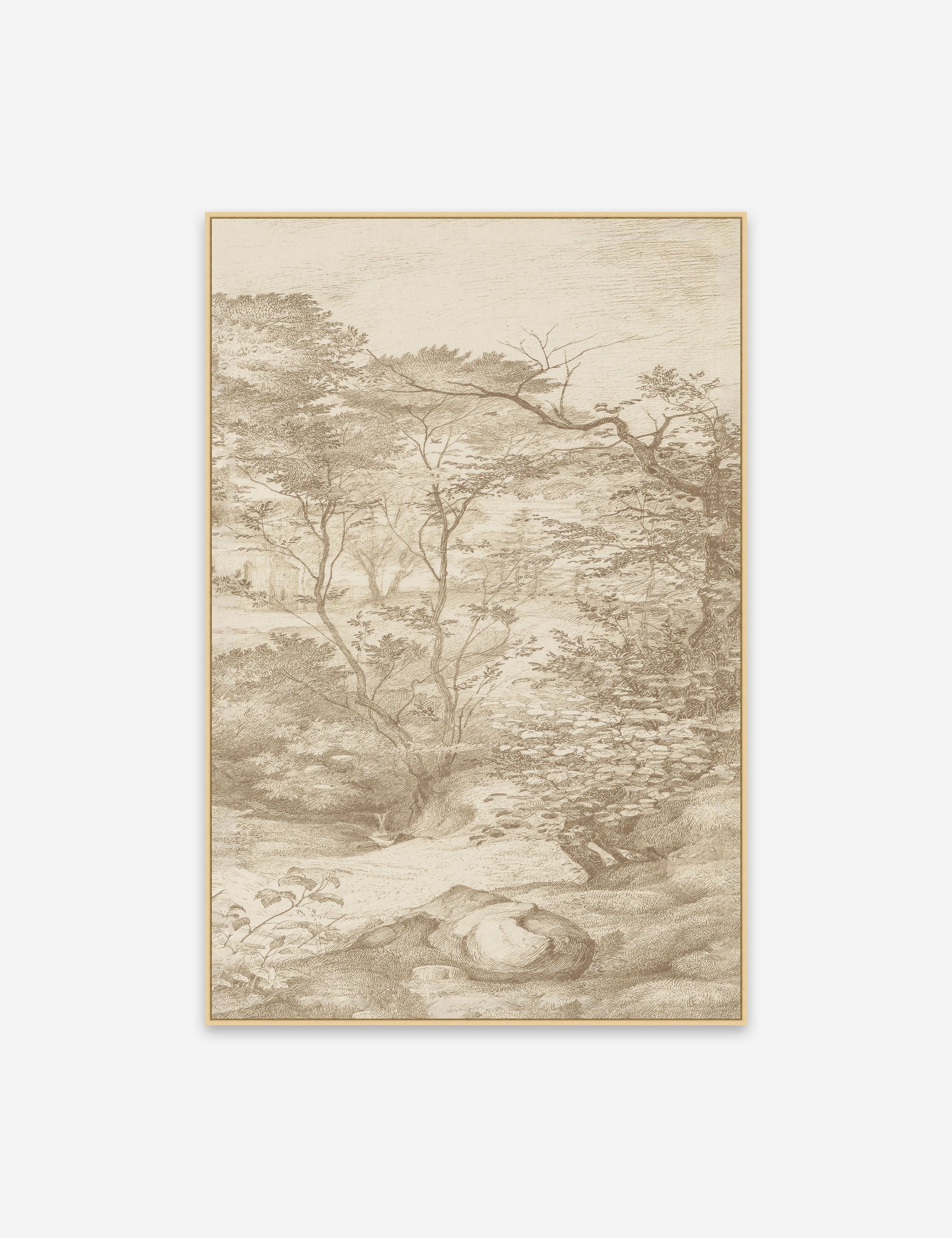 Toile in Neutral Wall Art Diptych Wall Art (Set of 2) - Image 3