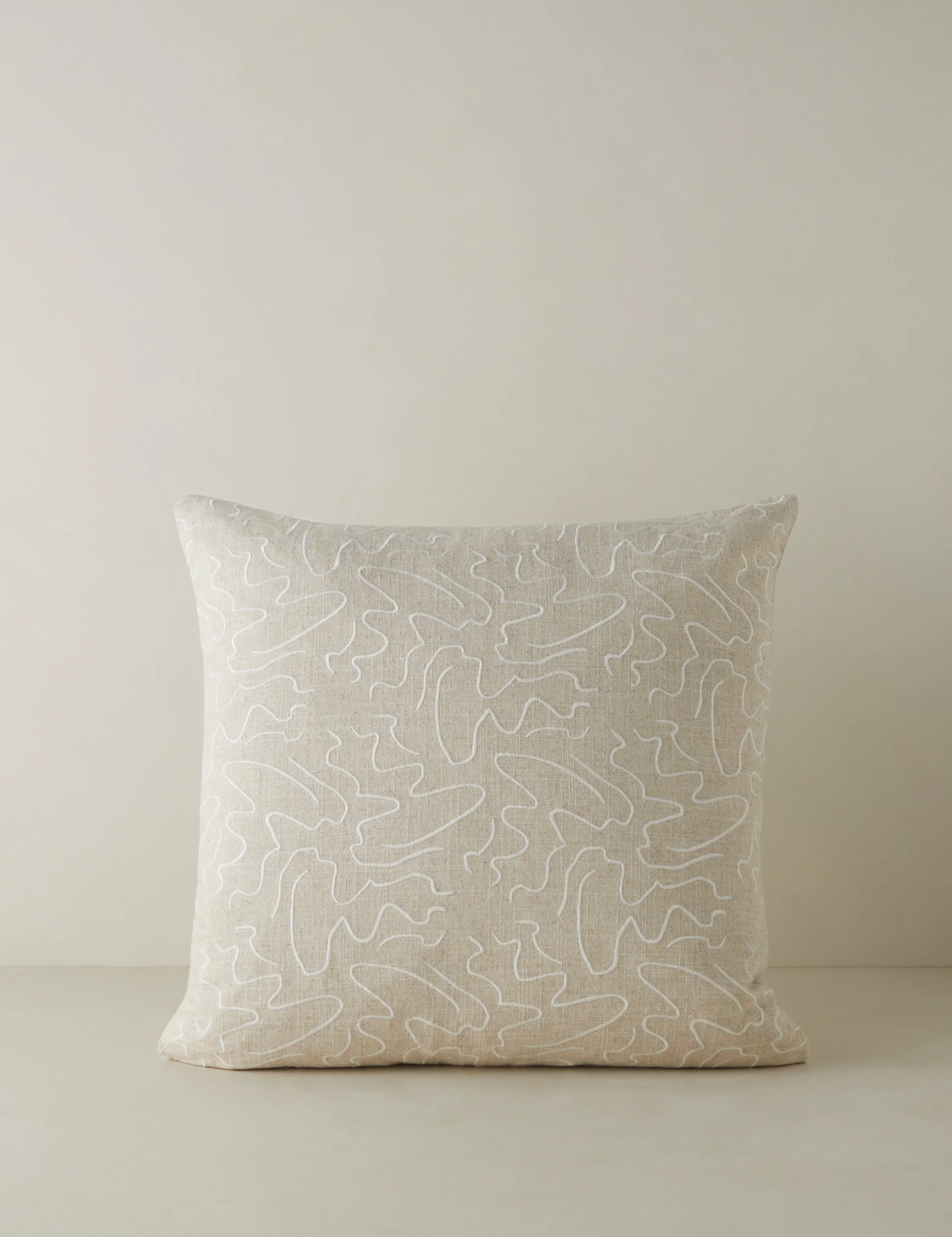 Topos Embroidered Pillow by Élan Byrd - Image 3
