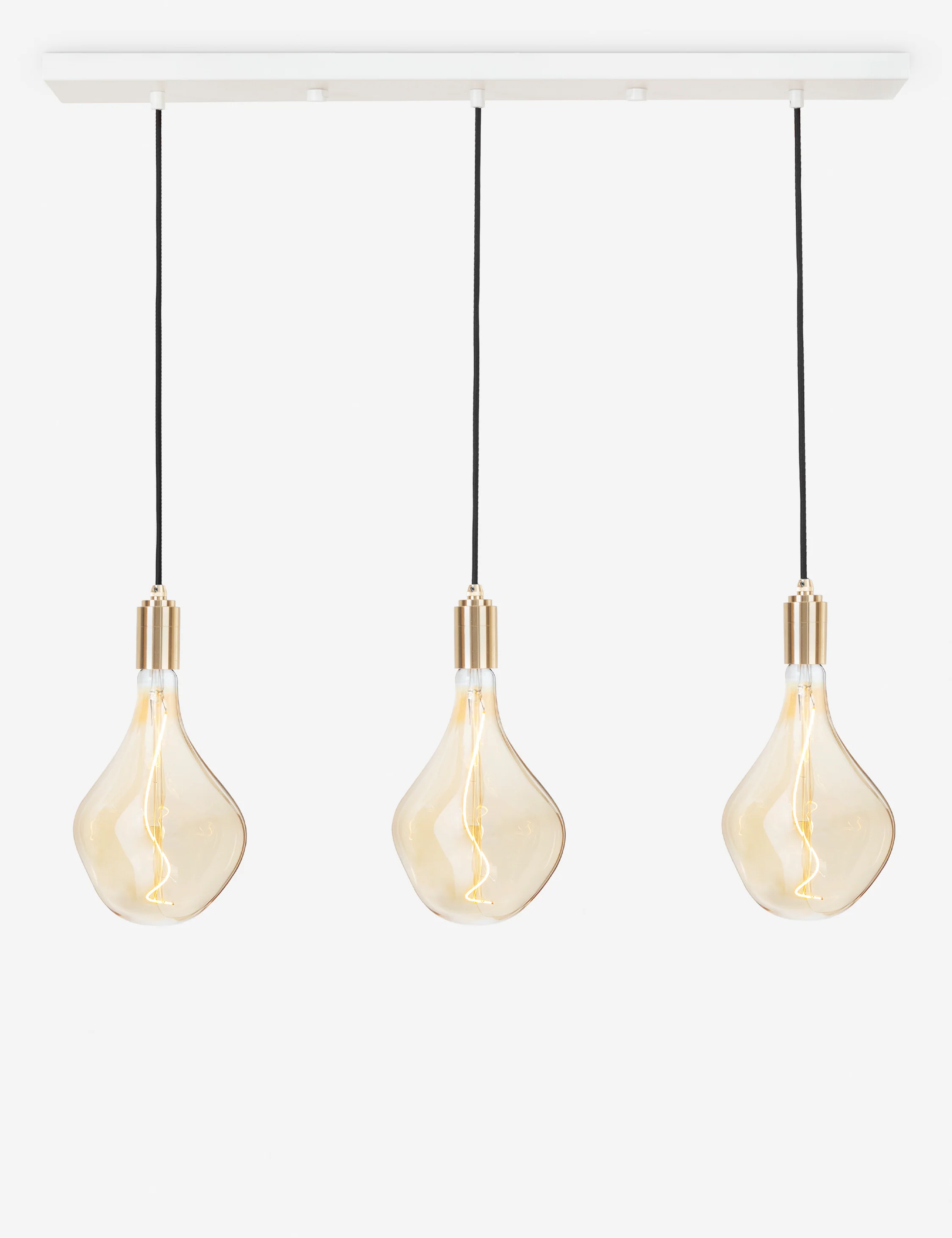 Triple Linear Pendant Light with Voronoi II by Tala - Image 2