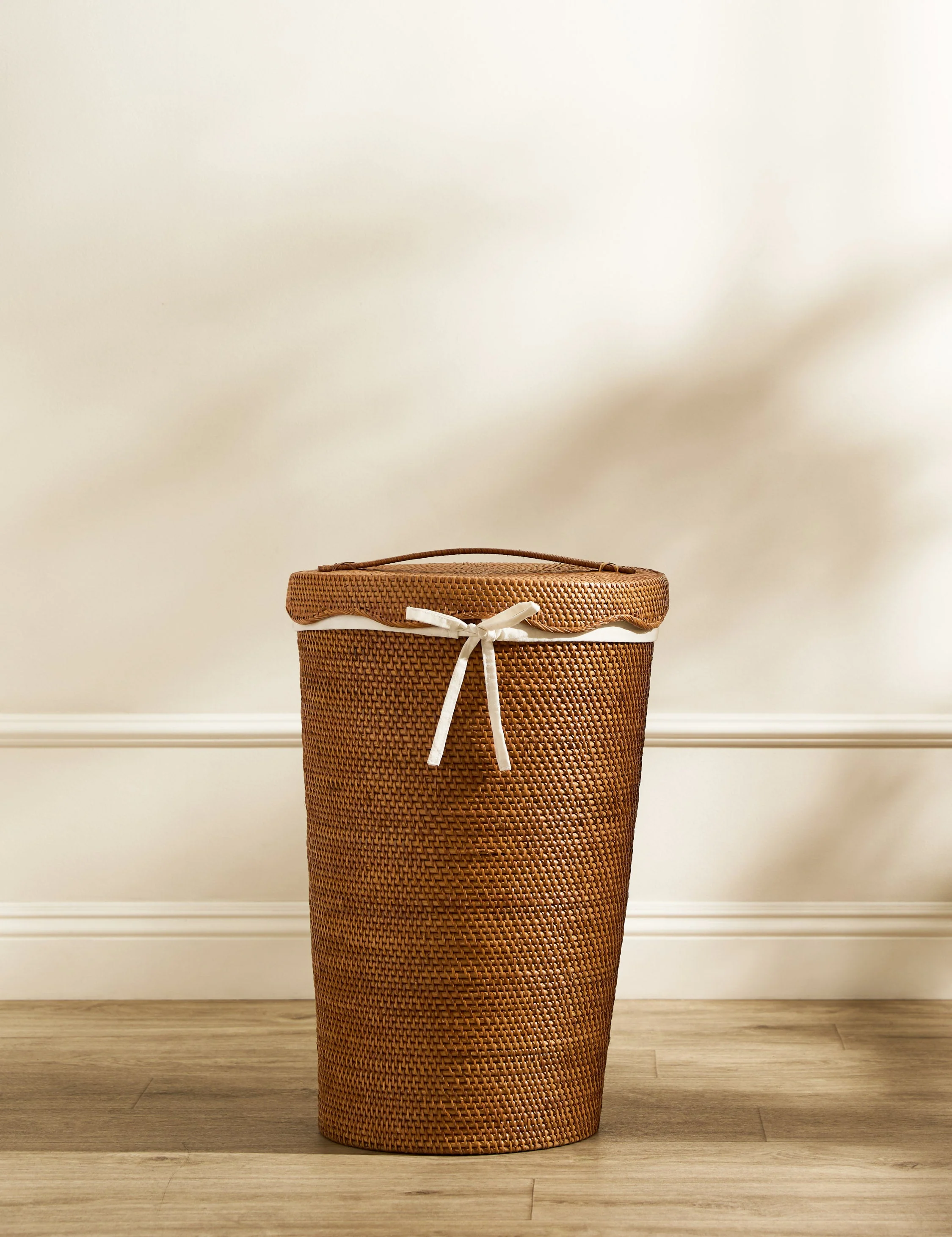 Tyna Rattan Lidded Hamper - Image 4