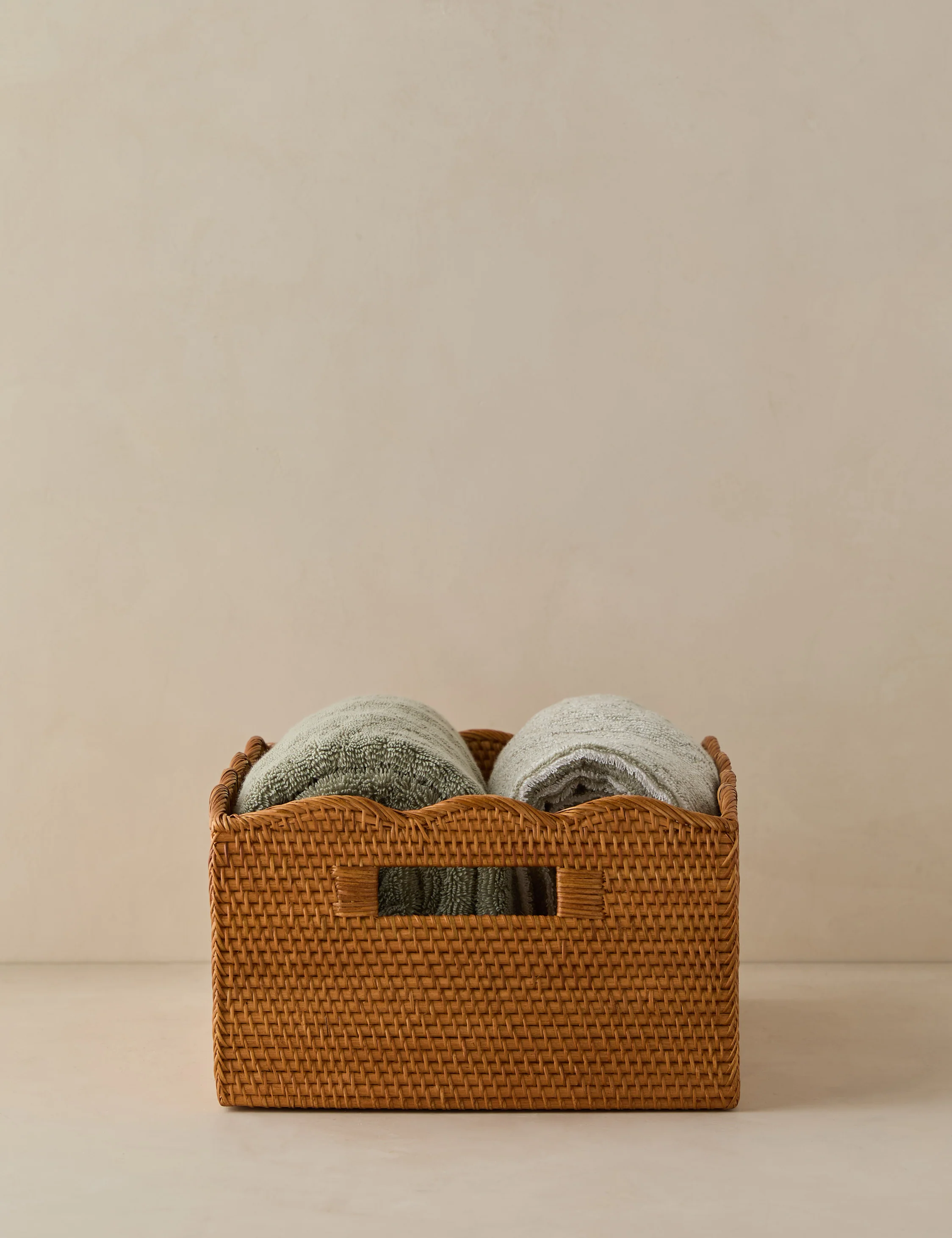 Tyna Rattan Storage Bin - Image 2