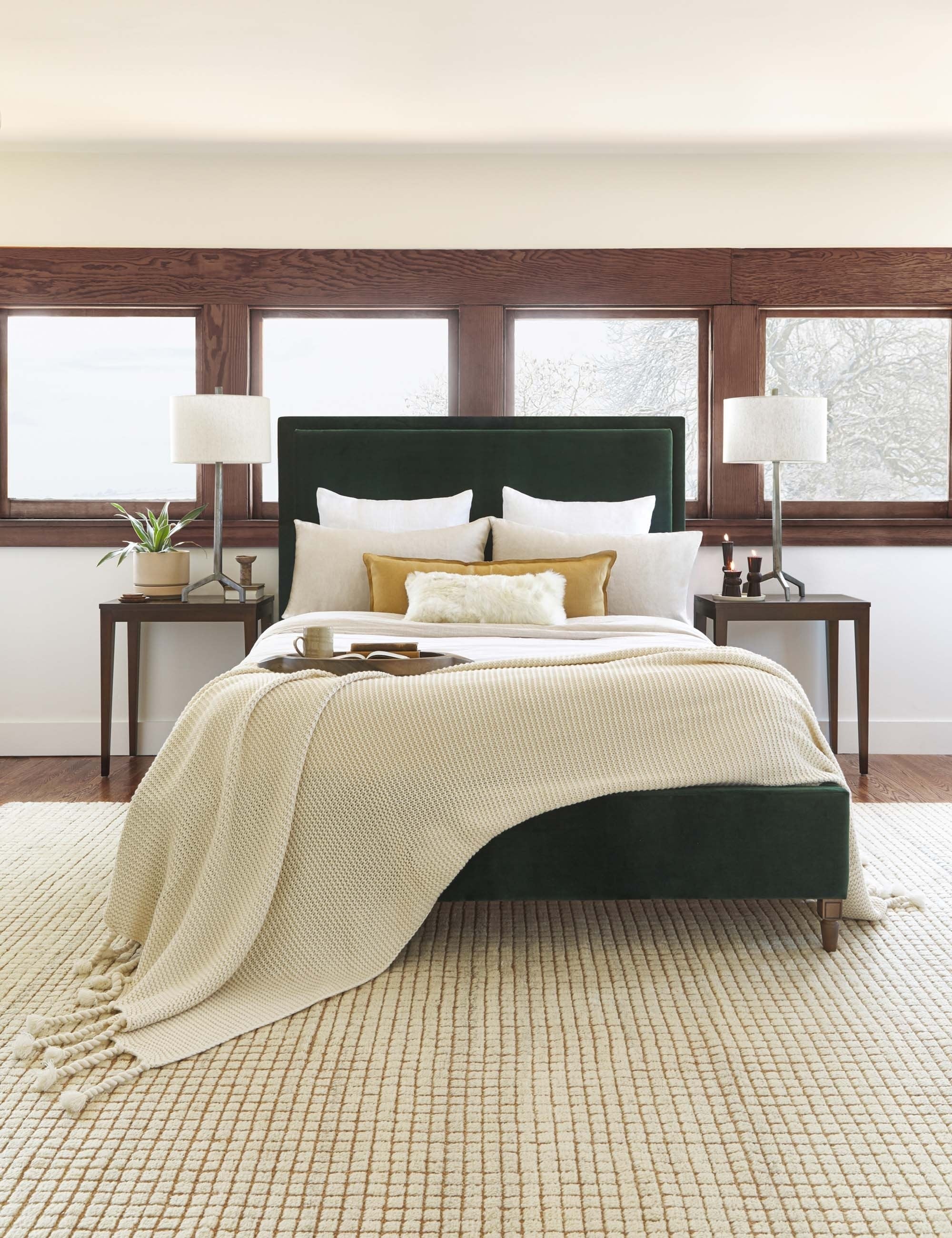 Uma Hand-Knotted Wool Rug Swatch, Taupe and Natural - Image 5