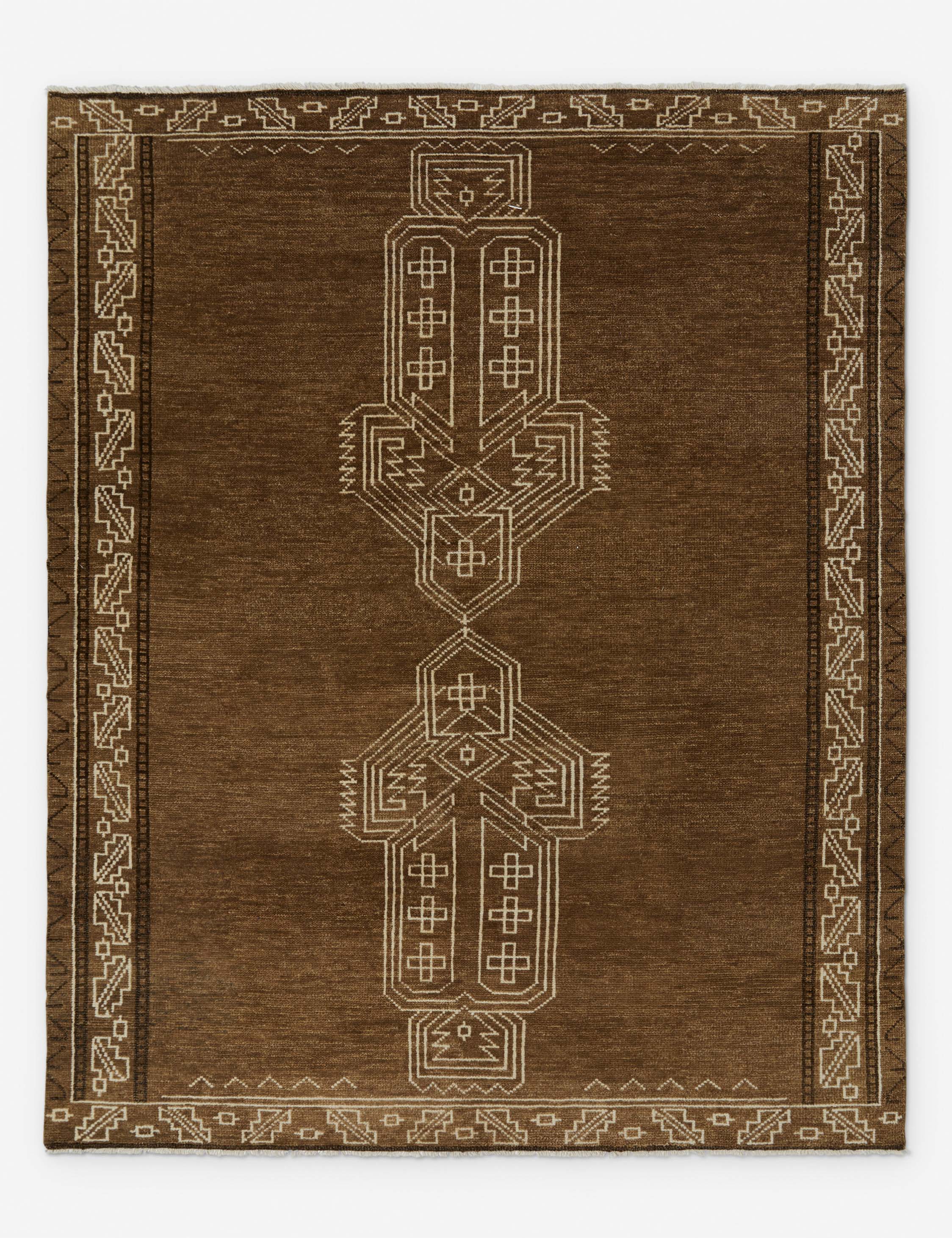Velasquez Hand-Knotted Wool Rug Swatch, Moss - Image 3