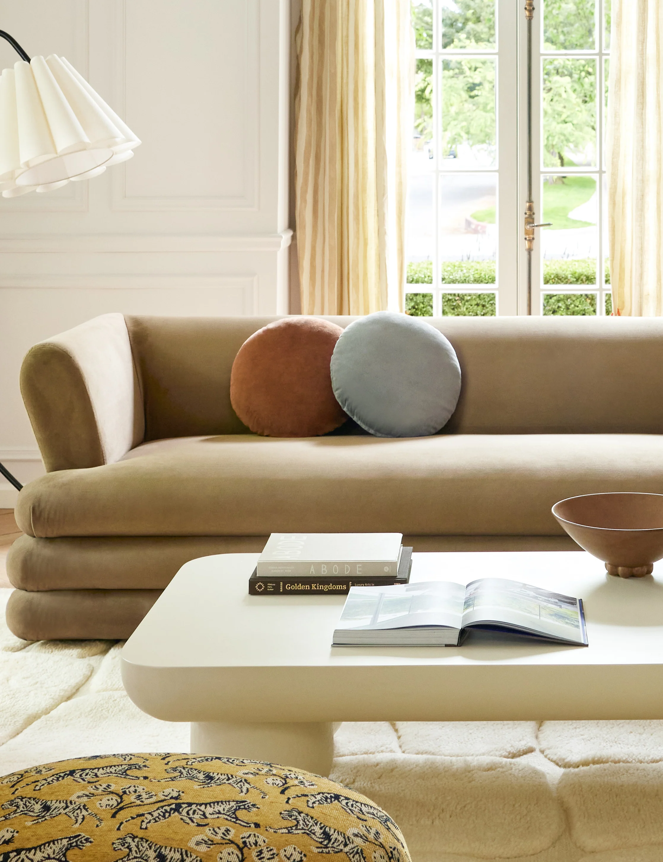 Velvet Round Pillow by Sarah Sherman Samuel - Image 9
