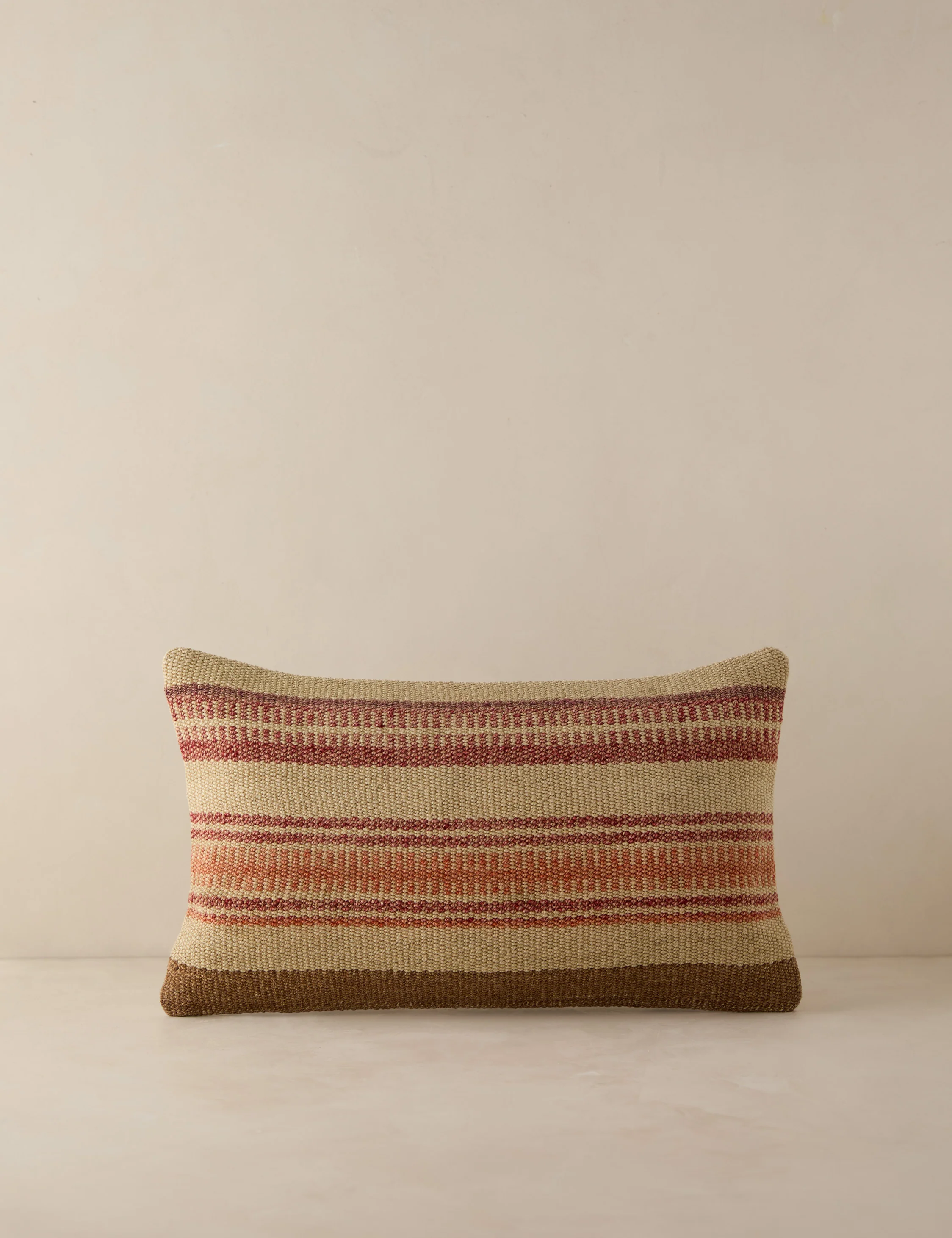 Vintage Lumbar Pillow No. 191, 12" x 20"