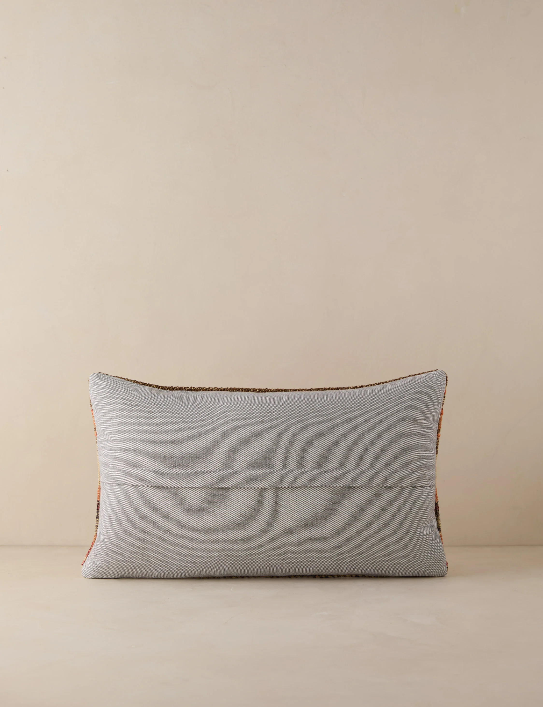 Vintage Lumbar Pillow No. 193, 12" x 20" - Image 2