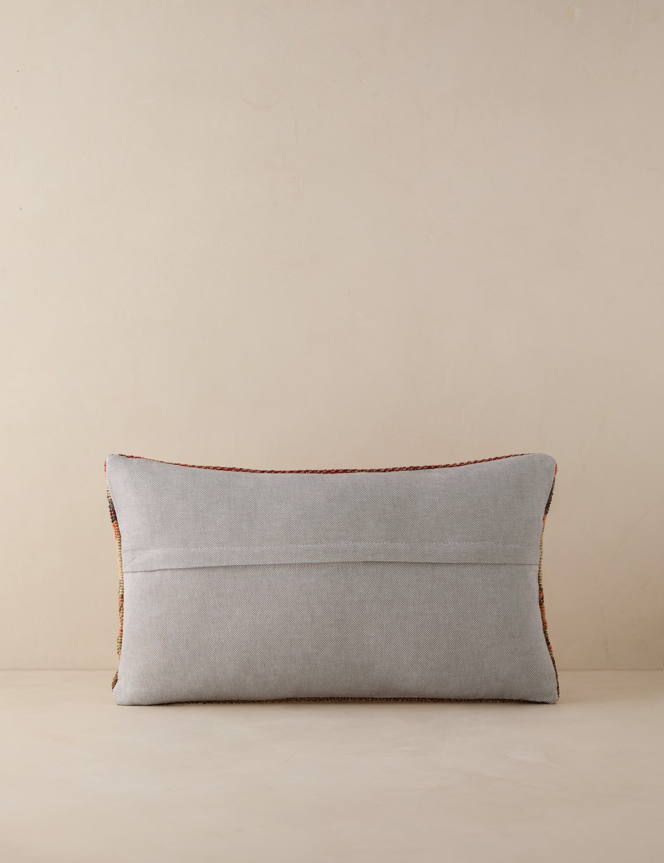 Vintage Lumbar Pillow No. 200, 12" x 20" - Image 2