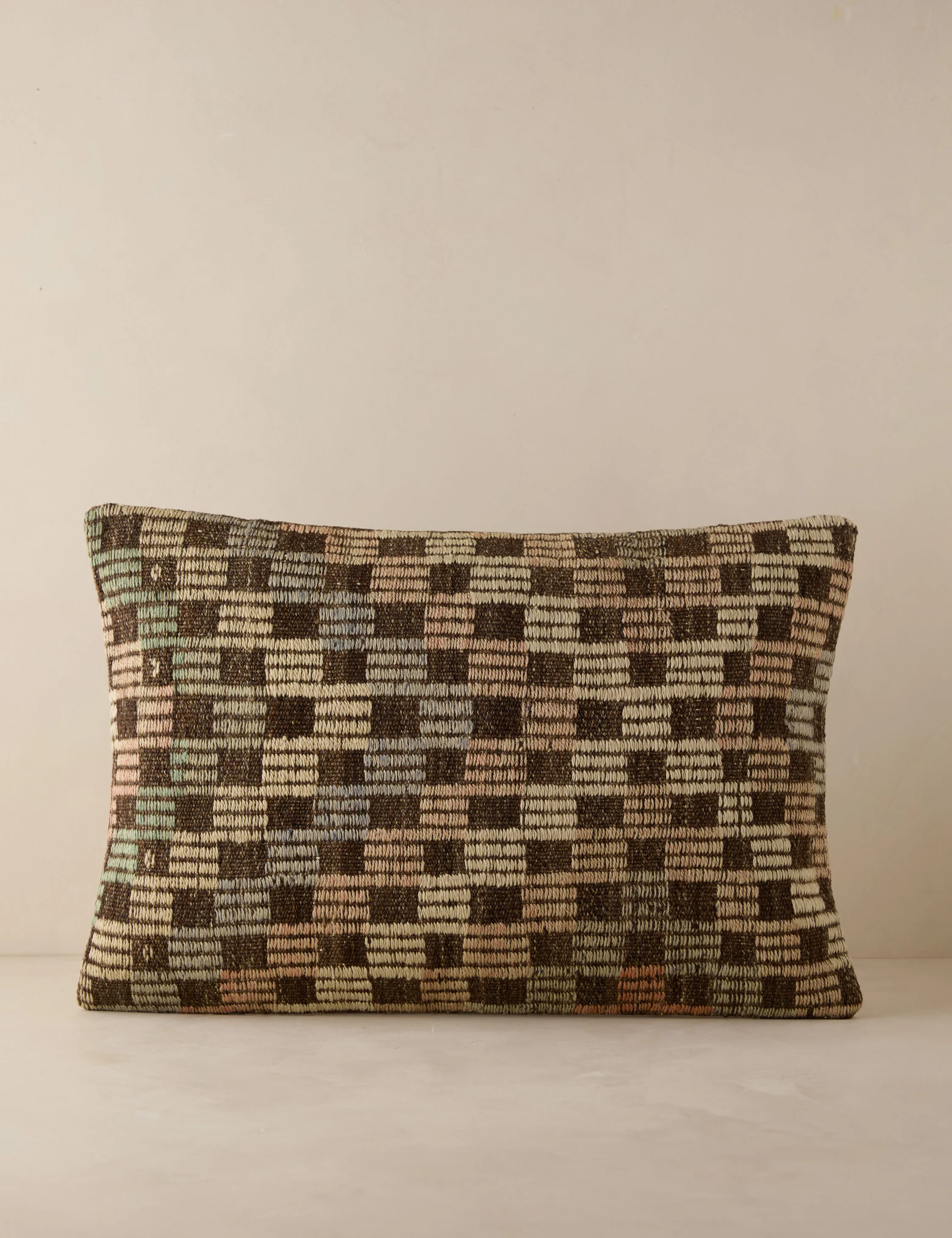 Vintage Lumbar Pillow No. 226, 16" x 24"