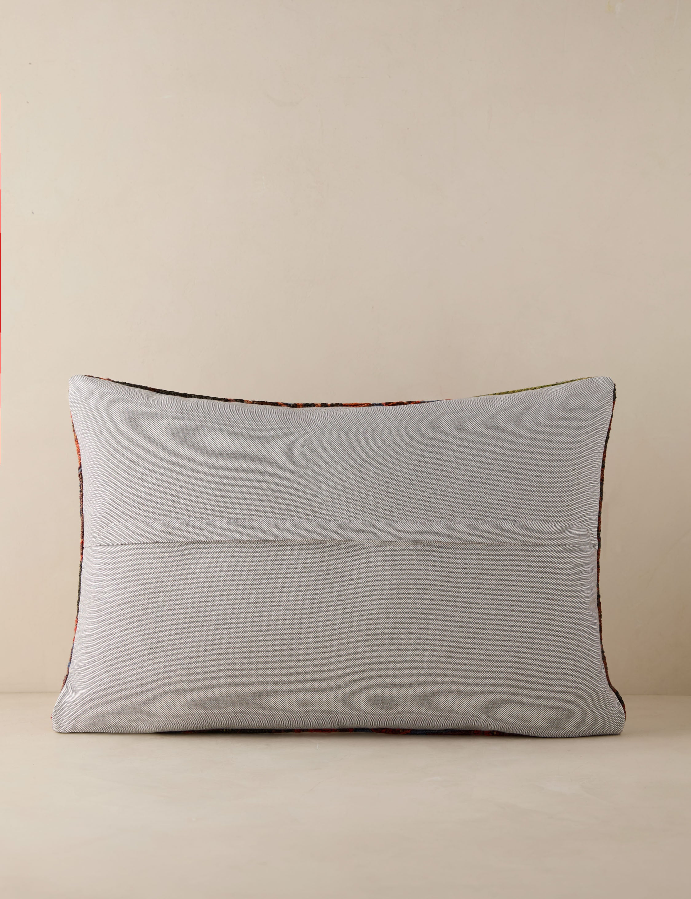Vintage Lumbar Pillow No. 232, 16" x 24" - Image 2