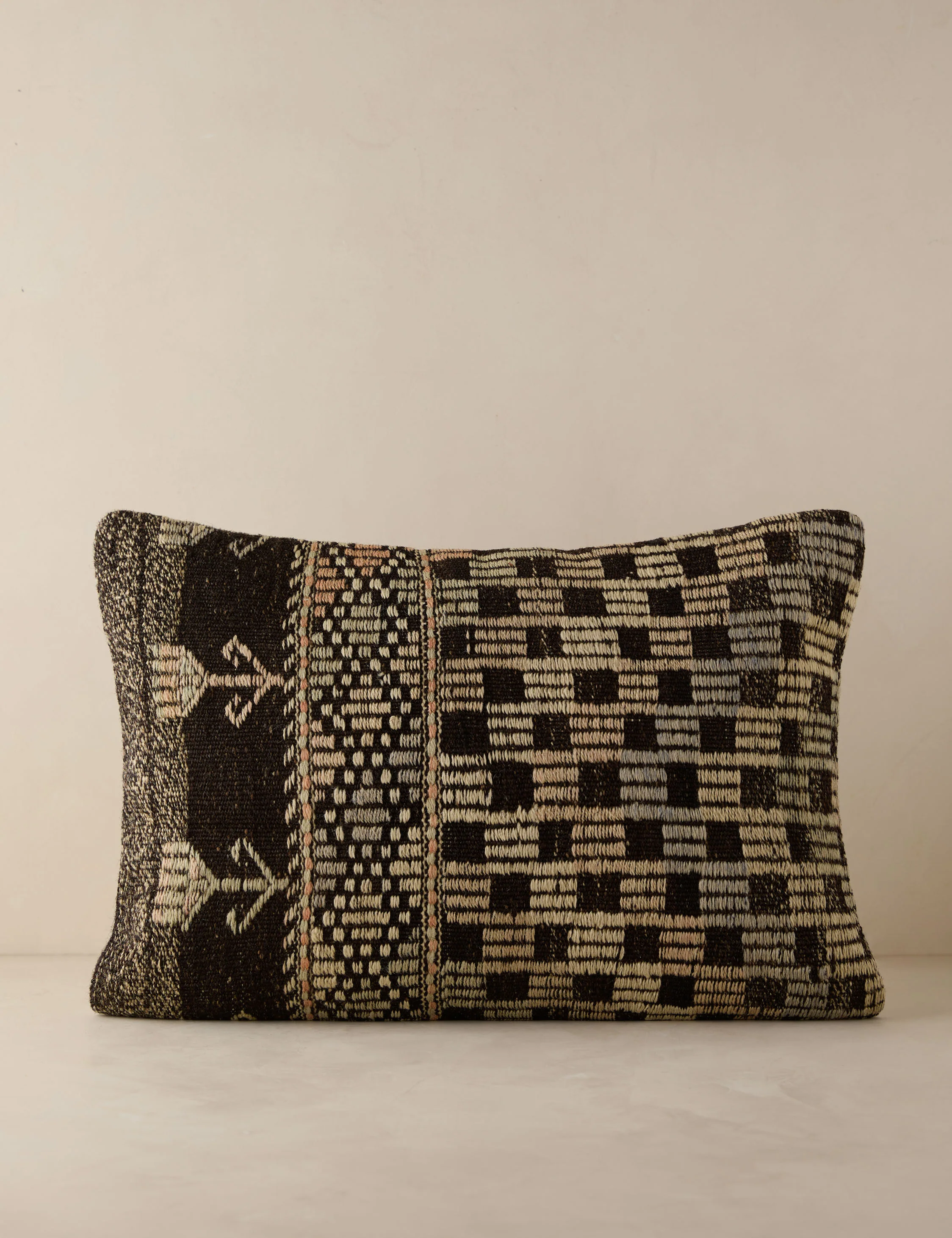 Vintage Lumbar Pillow No. 234, 16" x 24"