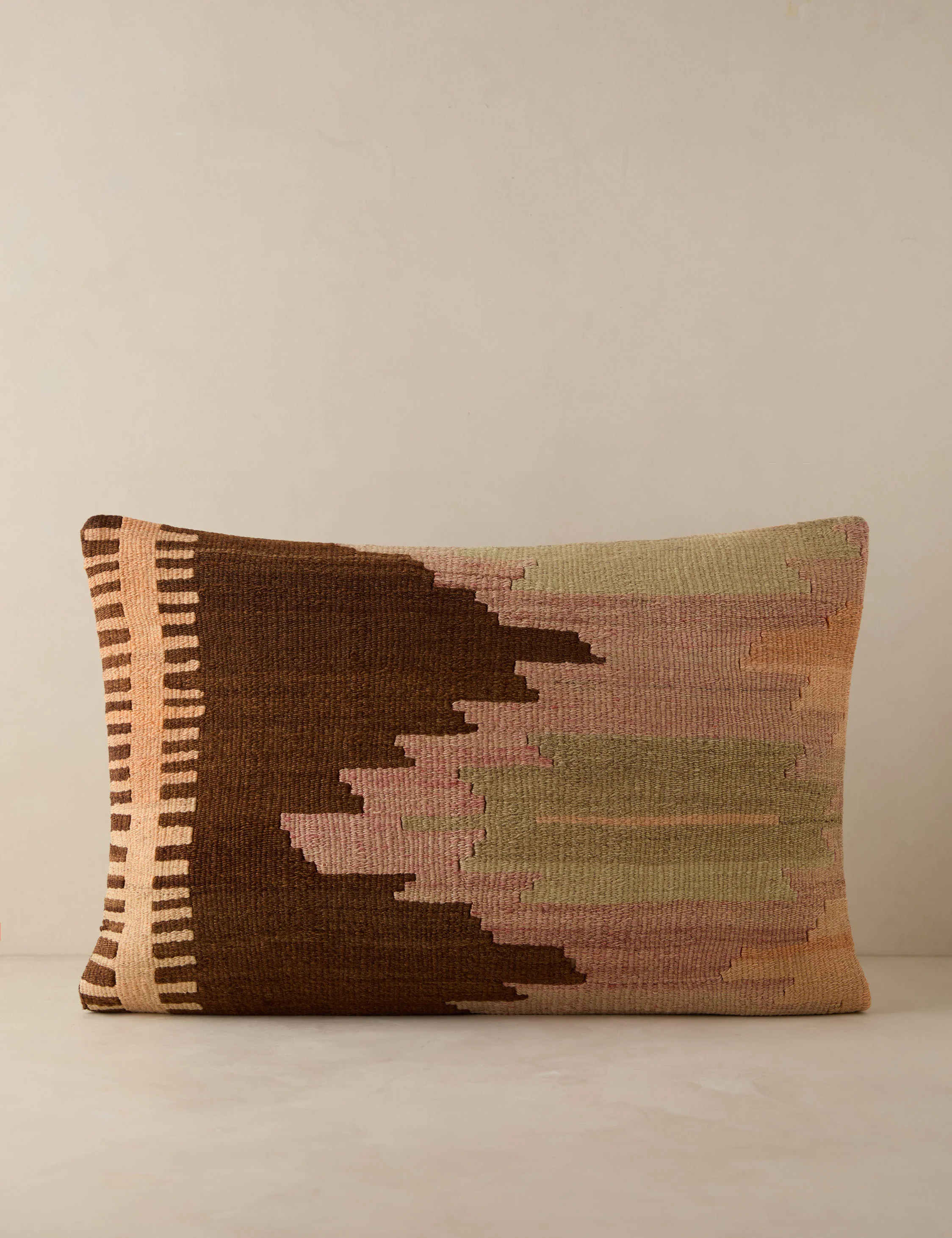 Vintage Lumbar Pillow No. 245, 16" x 24"