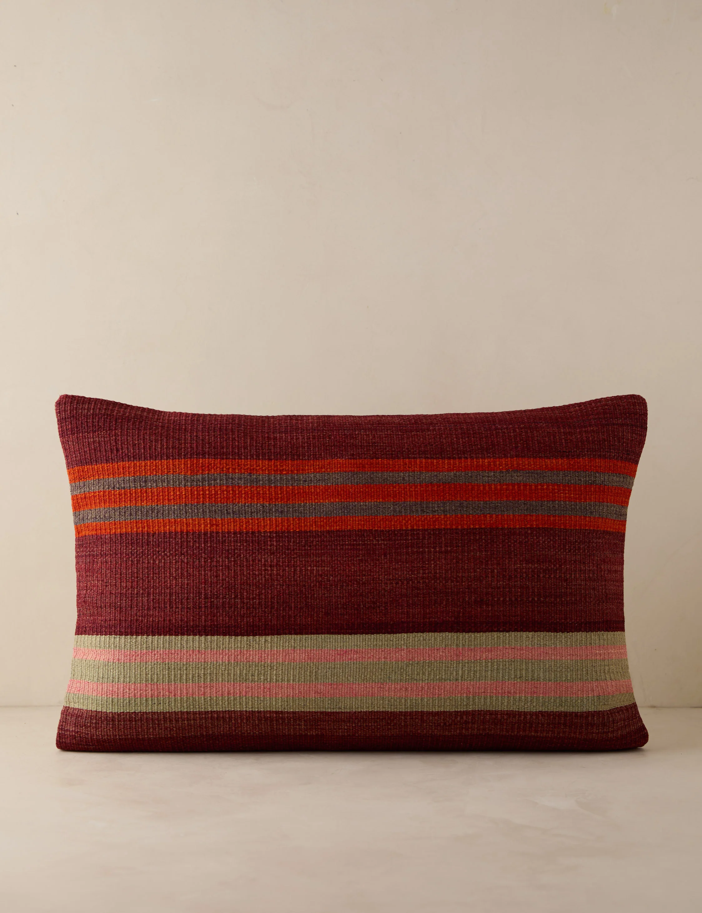 Vintage Lumbar Pillow No. 247, 16" x 24"