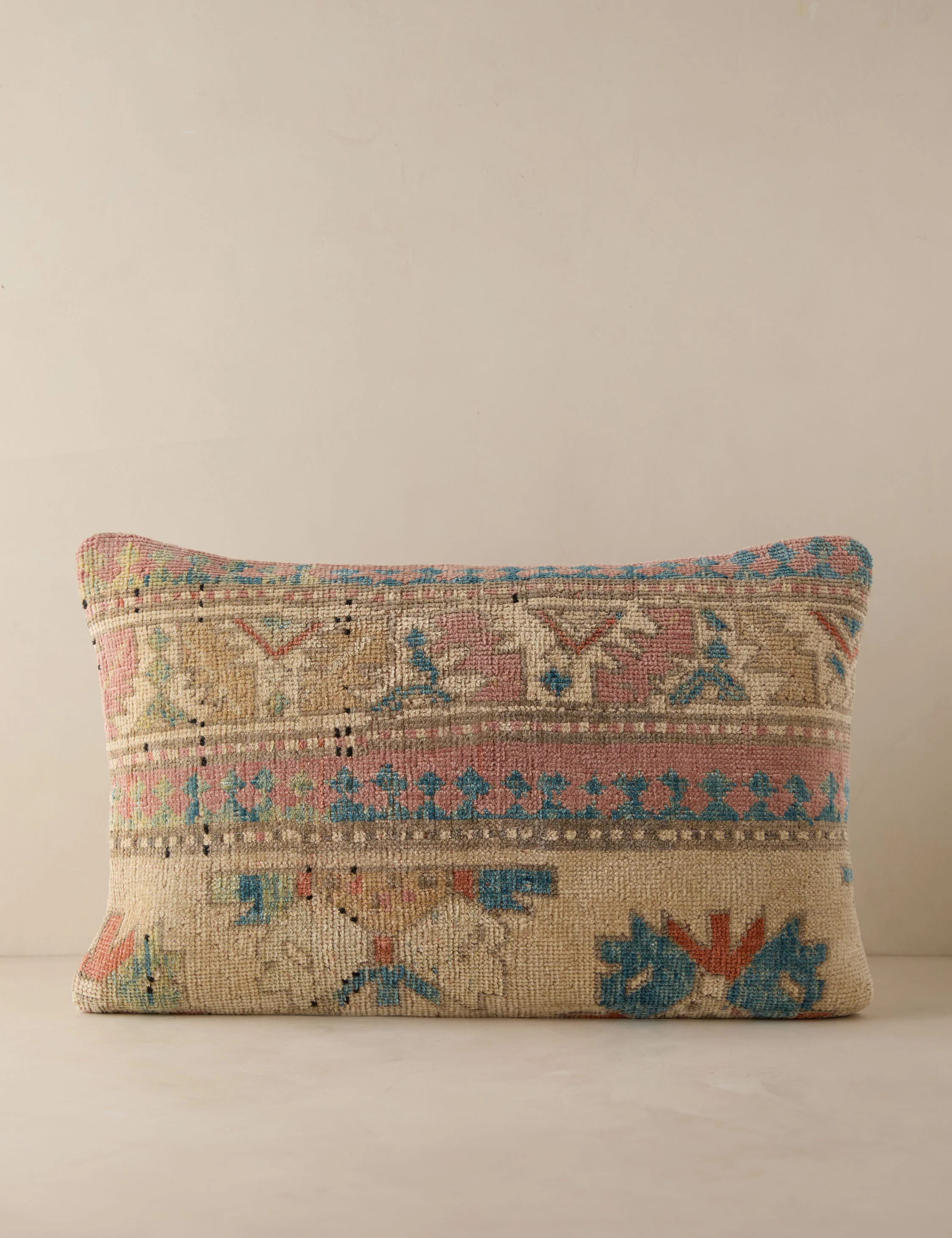 Vintage Lumbar Pillow No. 250, 16" x 24"