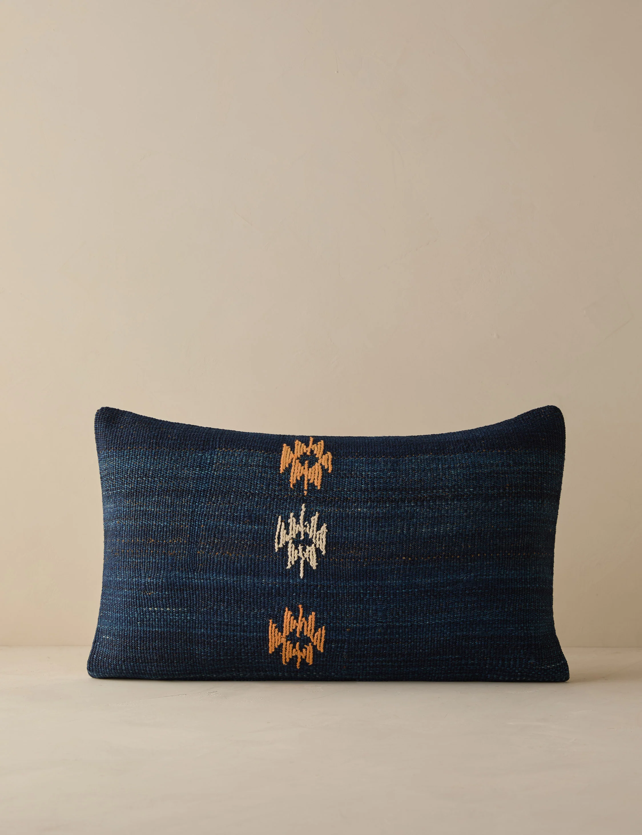 Vintage Lumbar Pillow No. 266, 12" x 20"