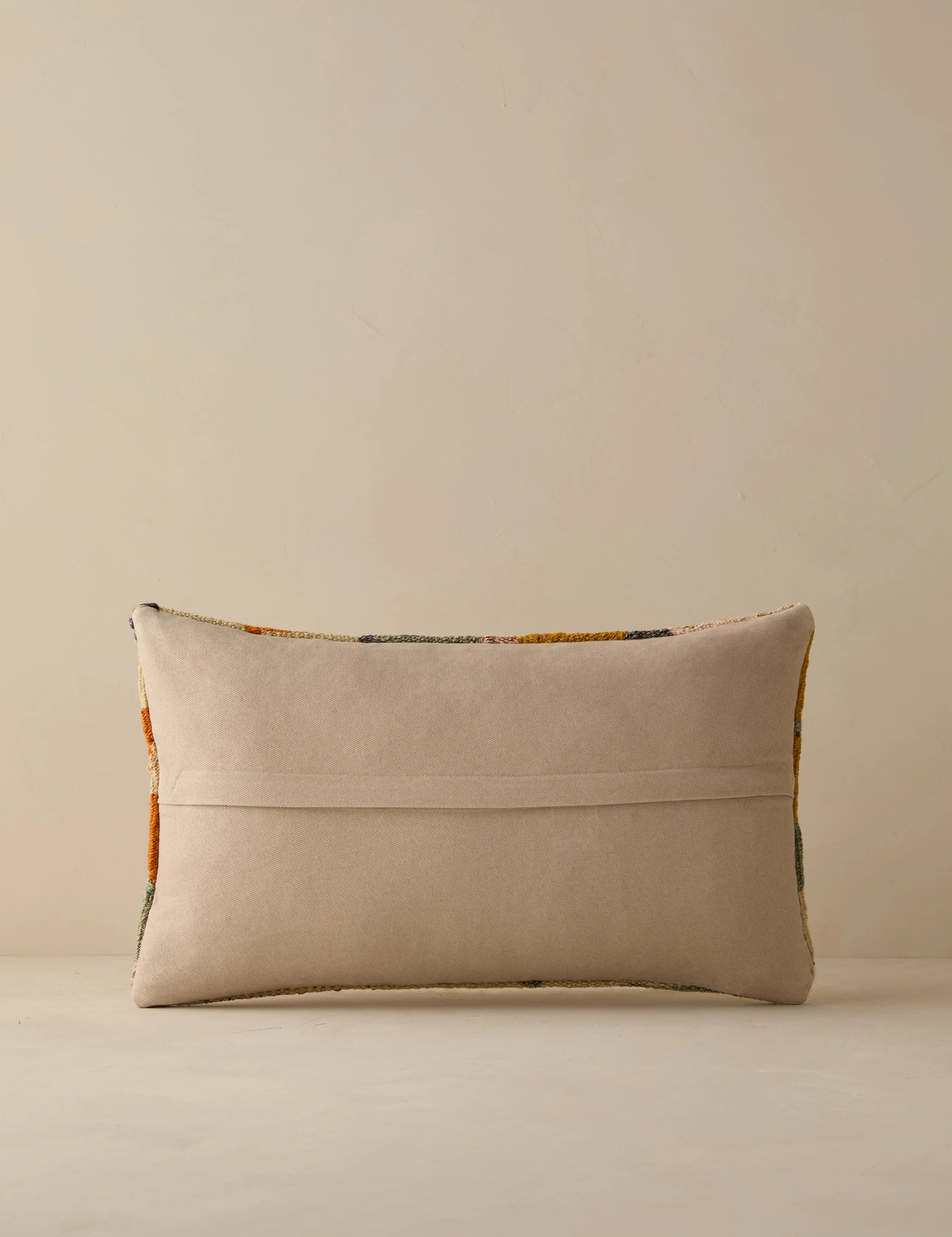 Vintage Lumbar Pillow No. 268, 12" x 20" - Image 2