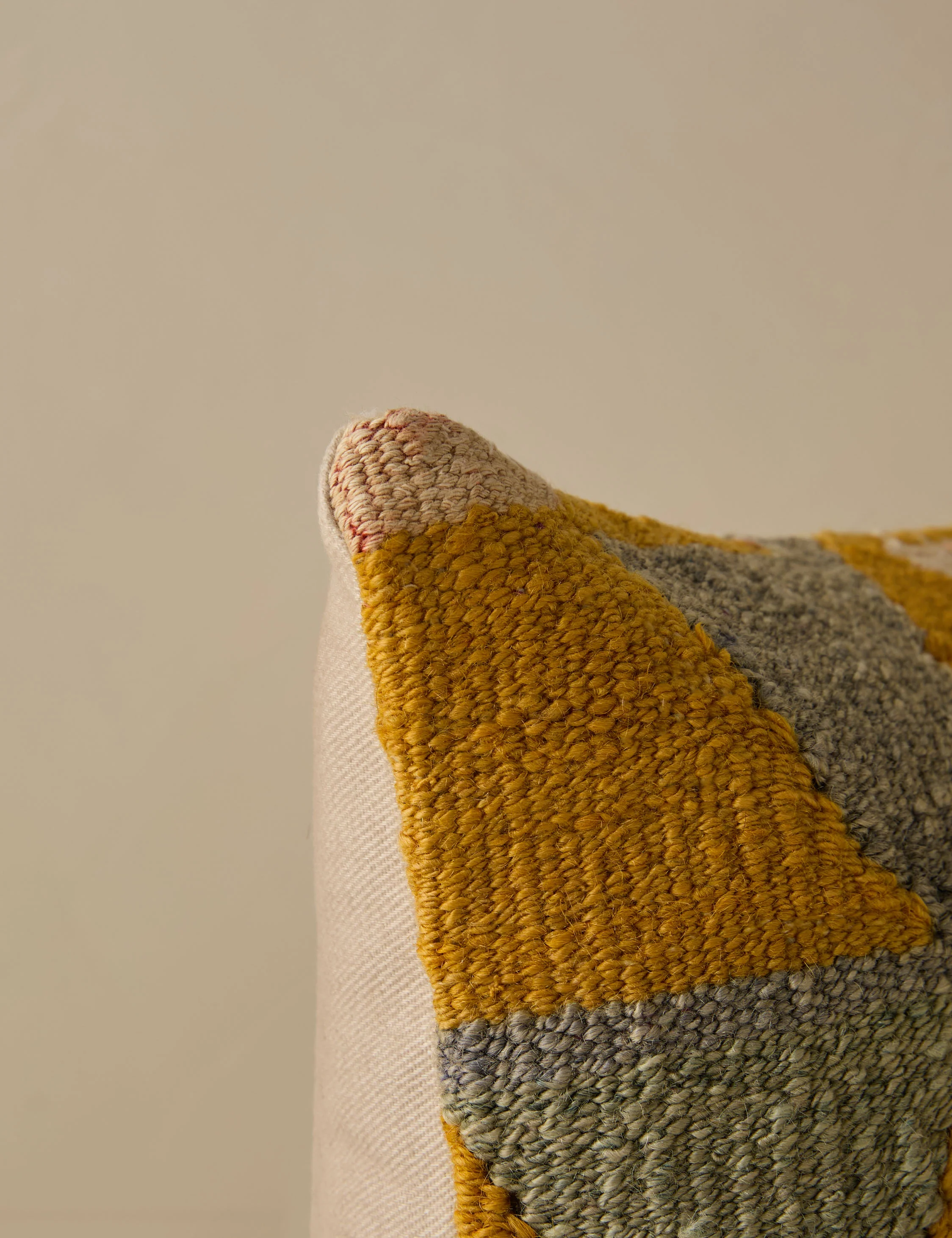 Vintage Lumbar Pillow No. 268, 12" x 20" - Image 3