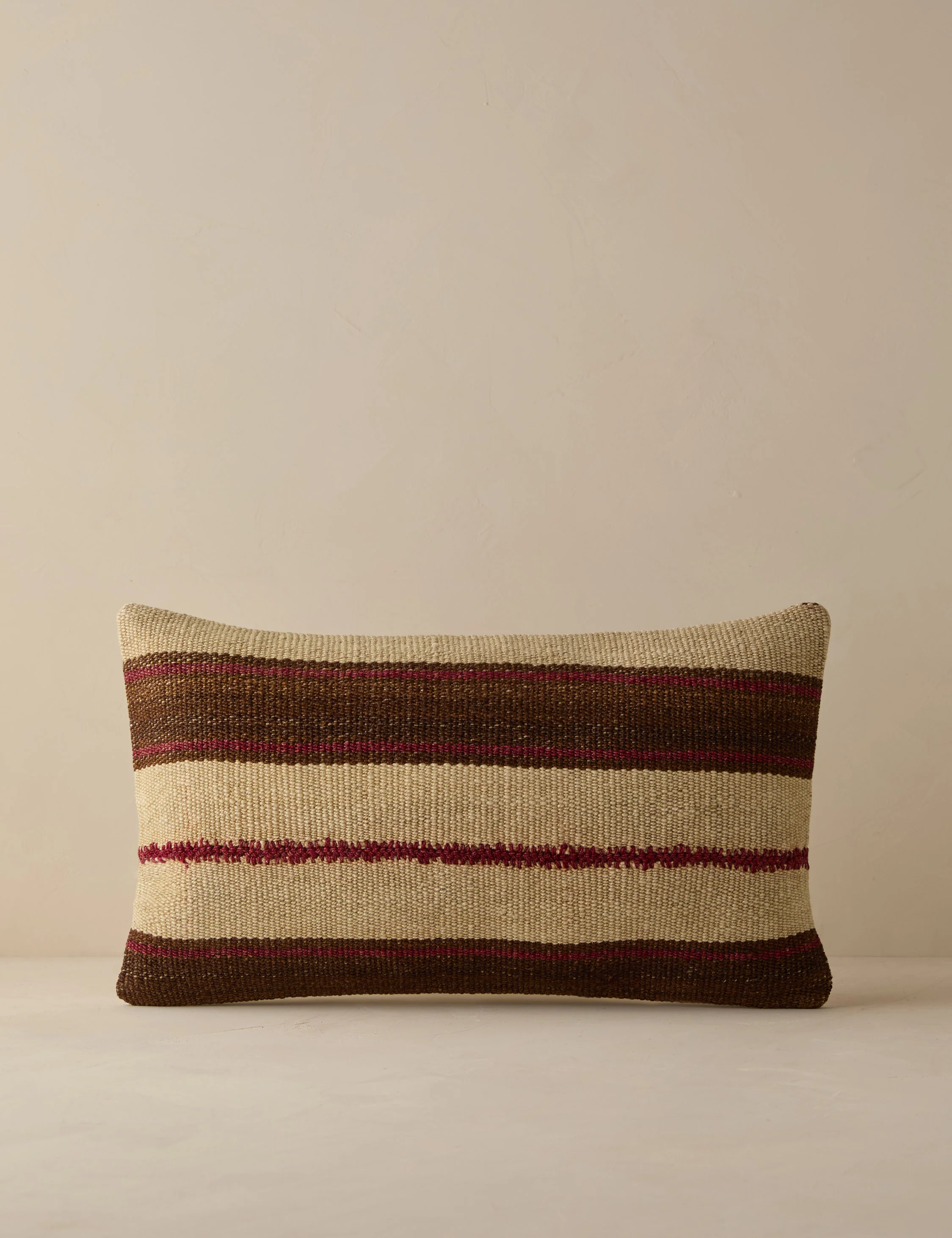 Vintage Lumbar Pillow No. 278, 12" x 20"