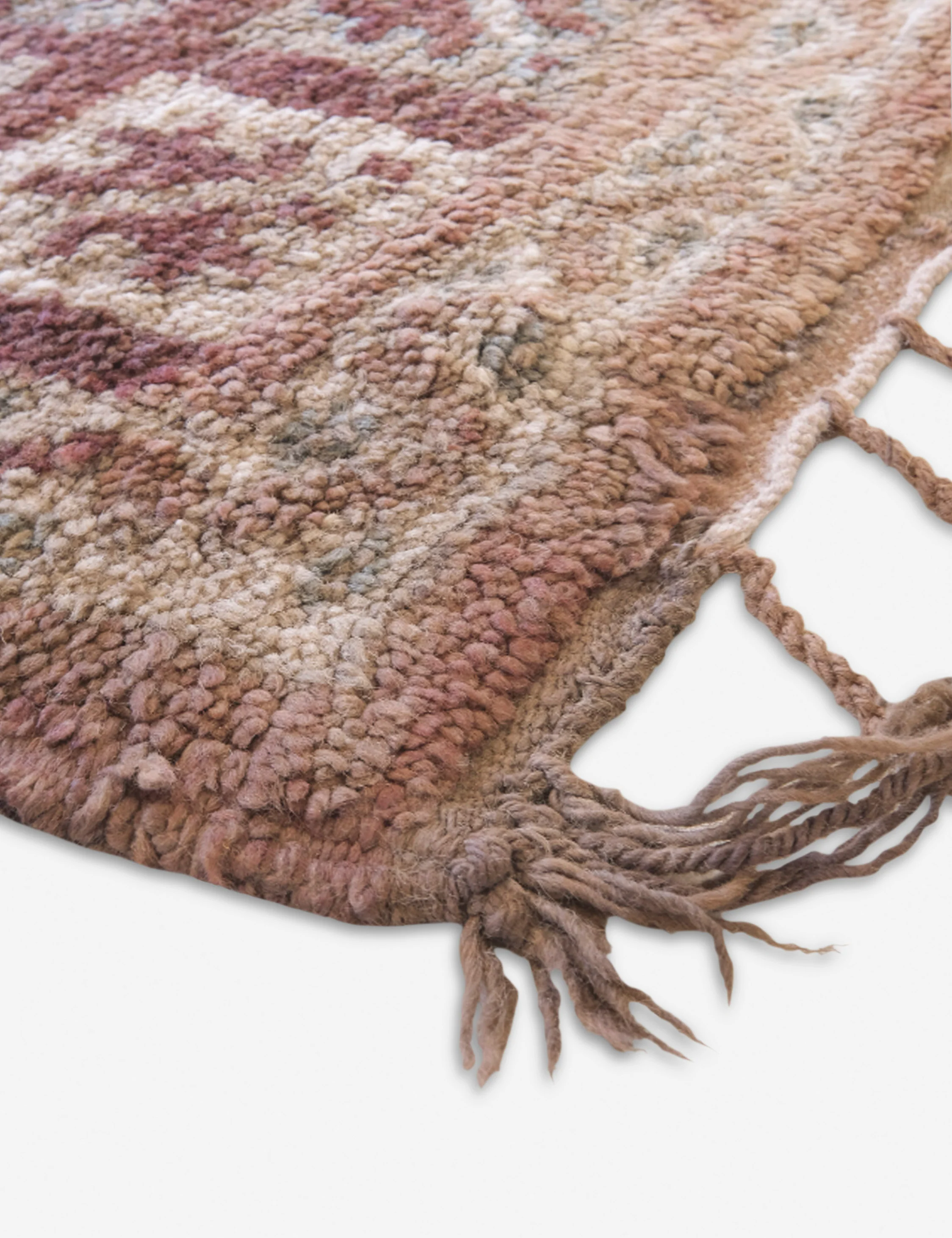 Vintage Moroccan Hand-Knotted Wool Rug No. 50, 6'4 x 15'3" - Image 3