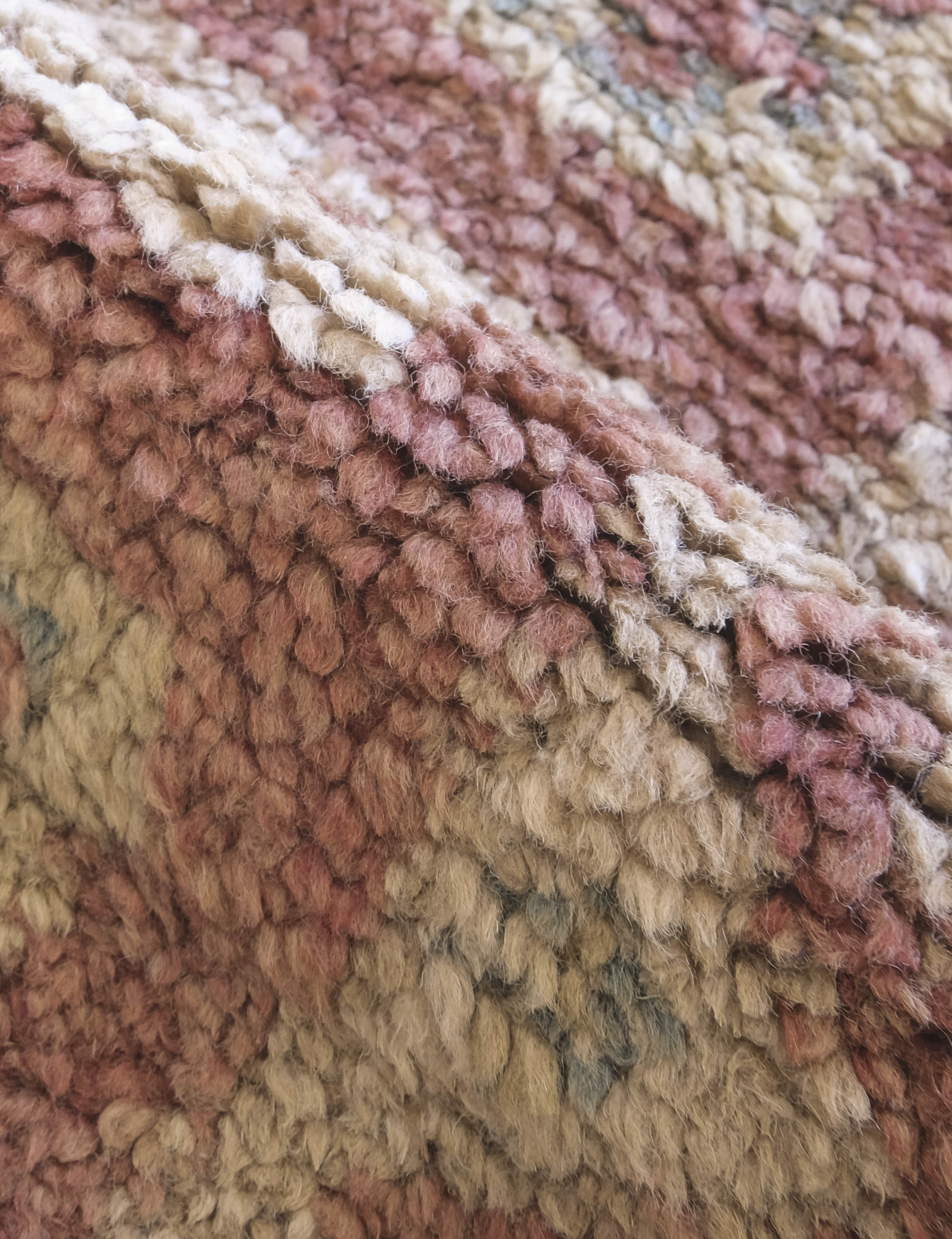 Vintage Moroccan Hand-Knotted Wool Rug No. 50, 6'4 x 15'3" - Image 4