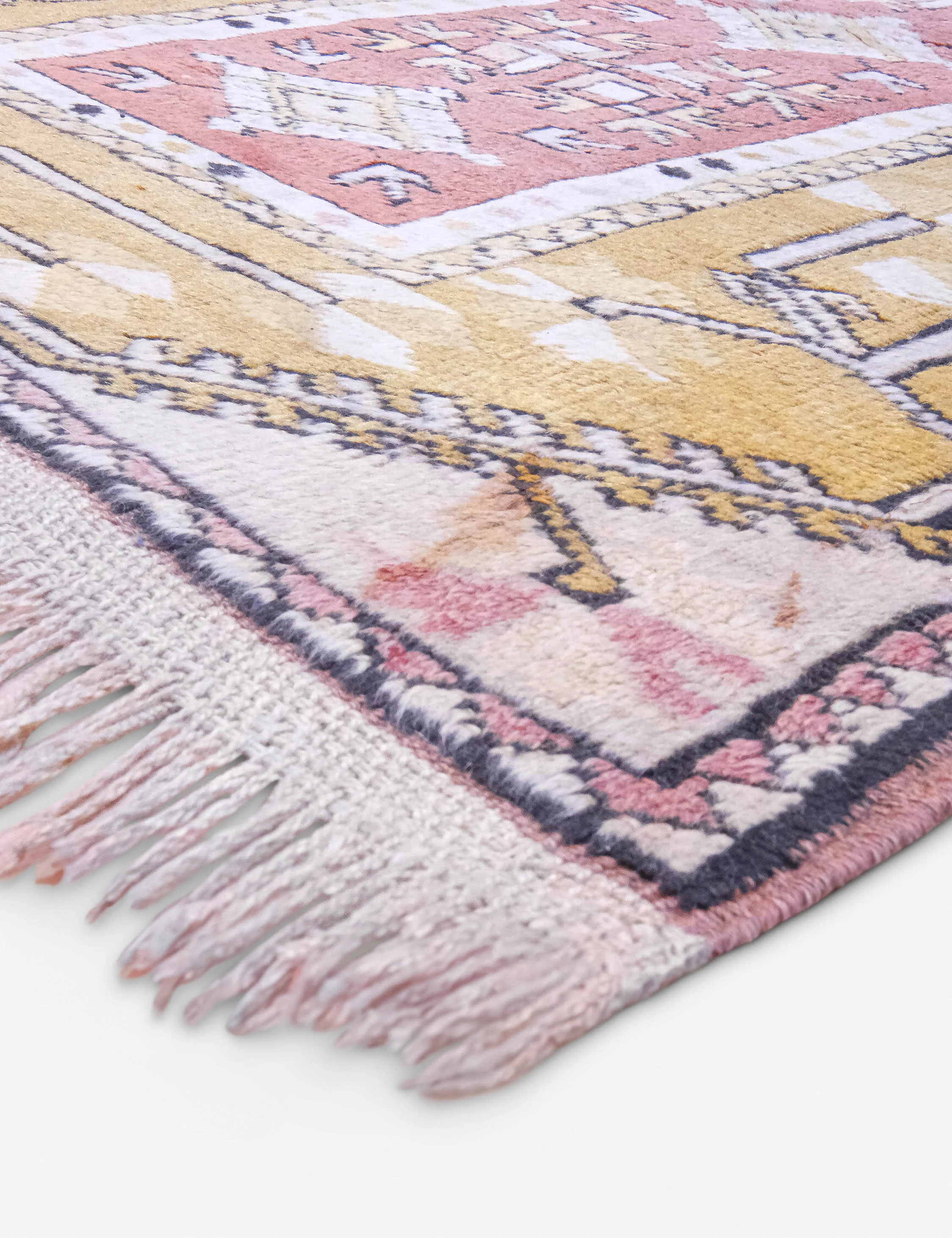 Vintage Moroccan Runner Rug no. 16, 2'9" x 4'1" - Image 2